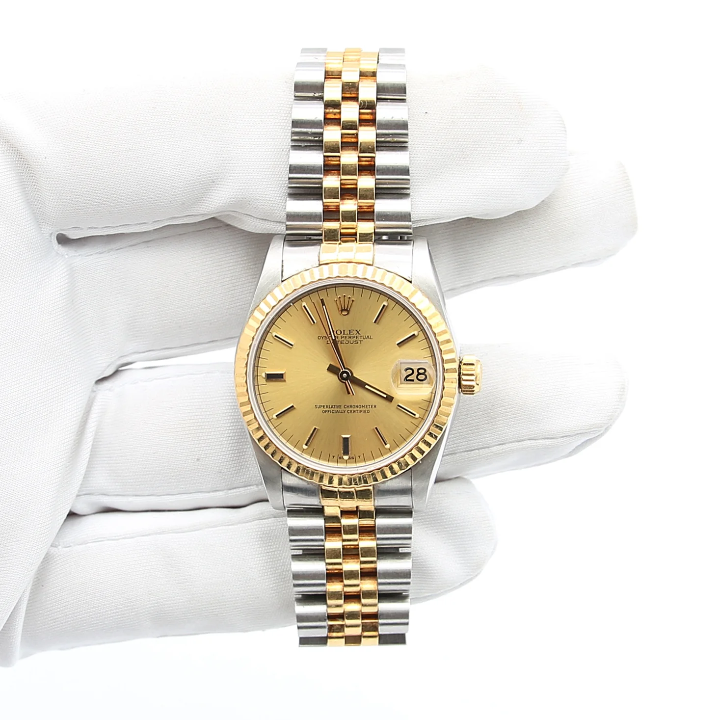 Rolex Datejust 31 Mid-Size ref. 68273 - Champagne Dial - Image 3