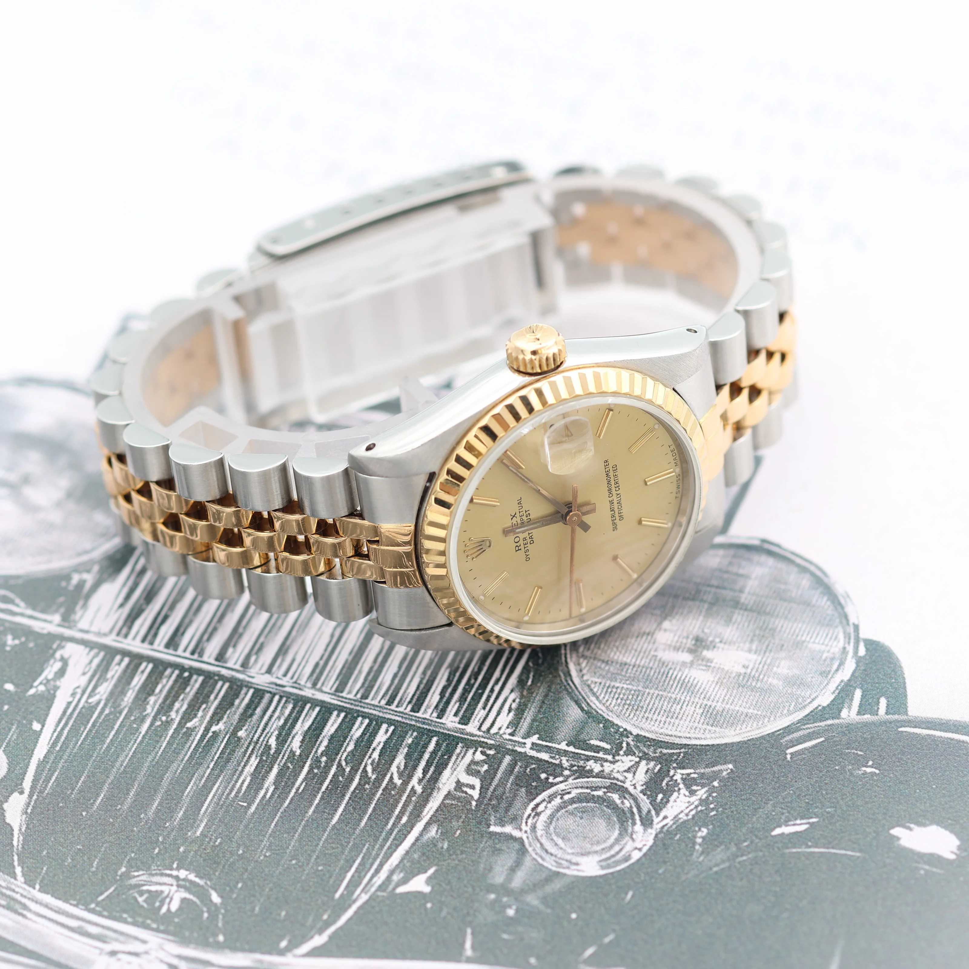 Rolex Datejust 31 Mid-Size ref. 68273 - Champagne Dial - Full Set - Image 9
