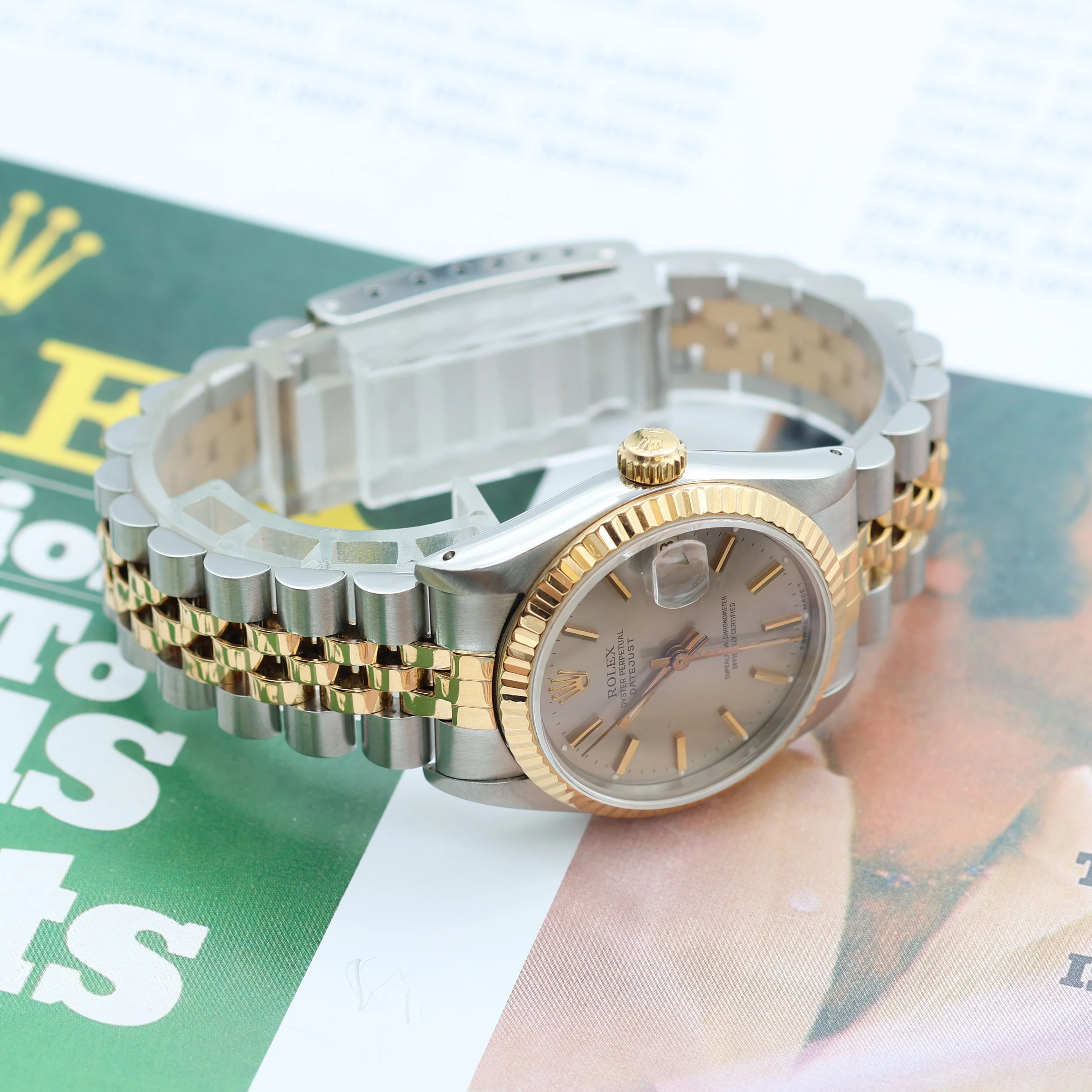 Rolex Datejust 31 Mid-Size ref. 68273 - Grey Millennary Dial - Full Set - Image 10