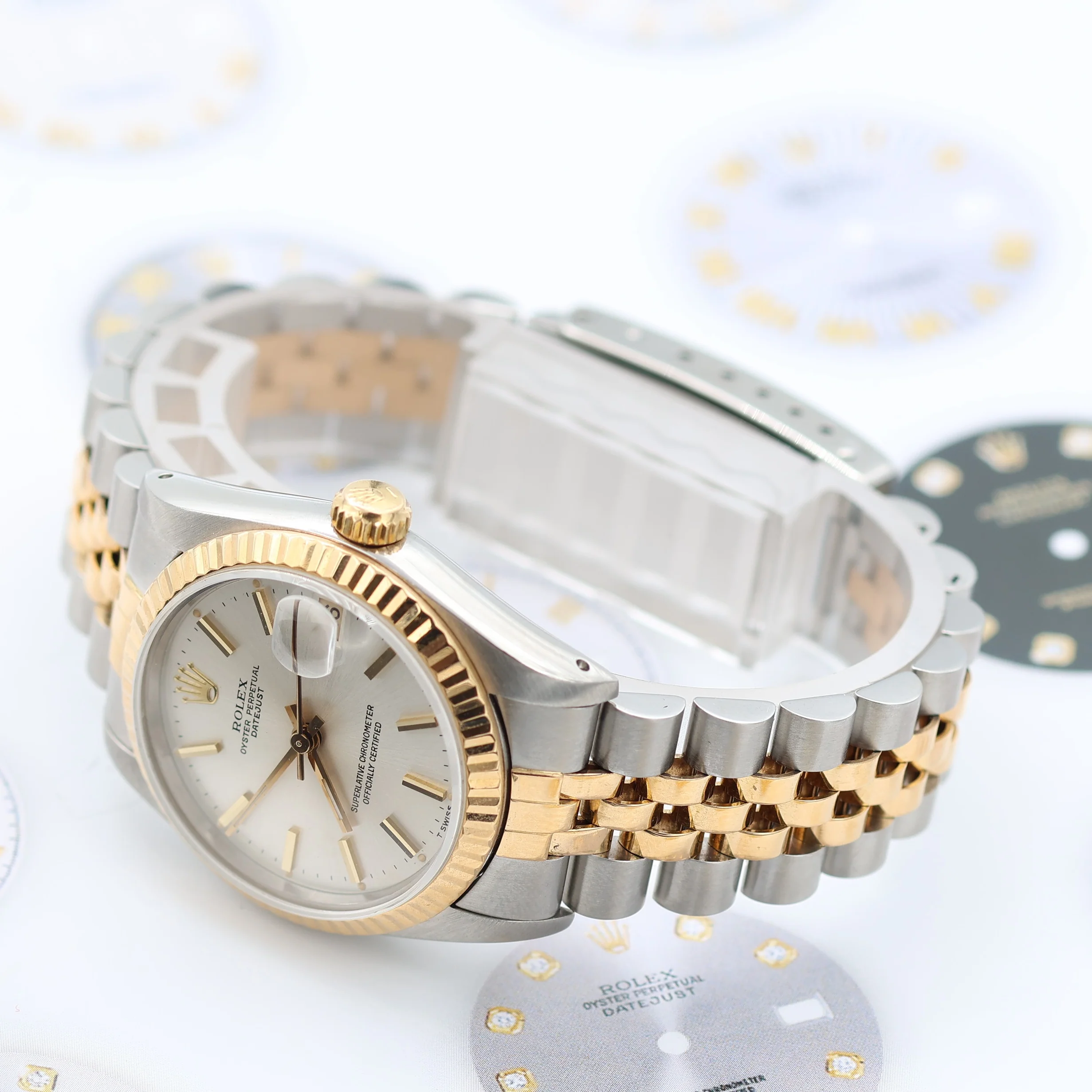 Rolex Datejust 31 Mid-Size ref. 68273 - Silver Dial w/Golden indexes - Full set - Image 8