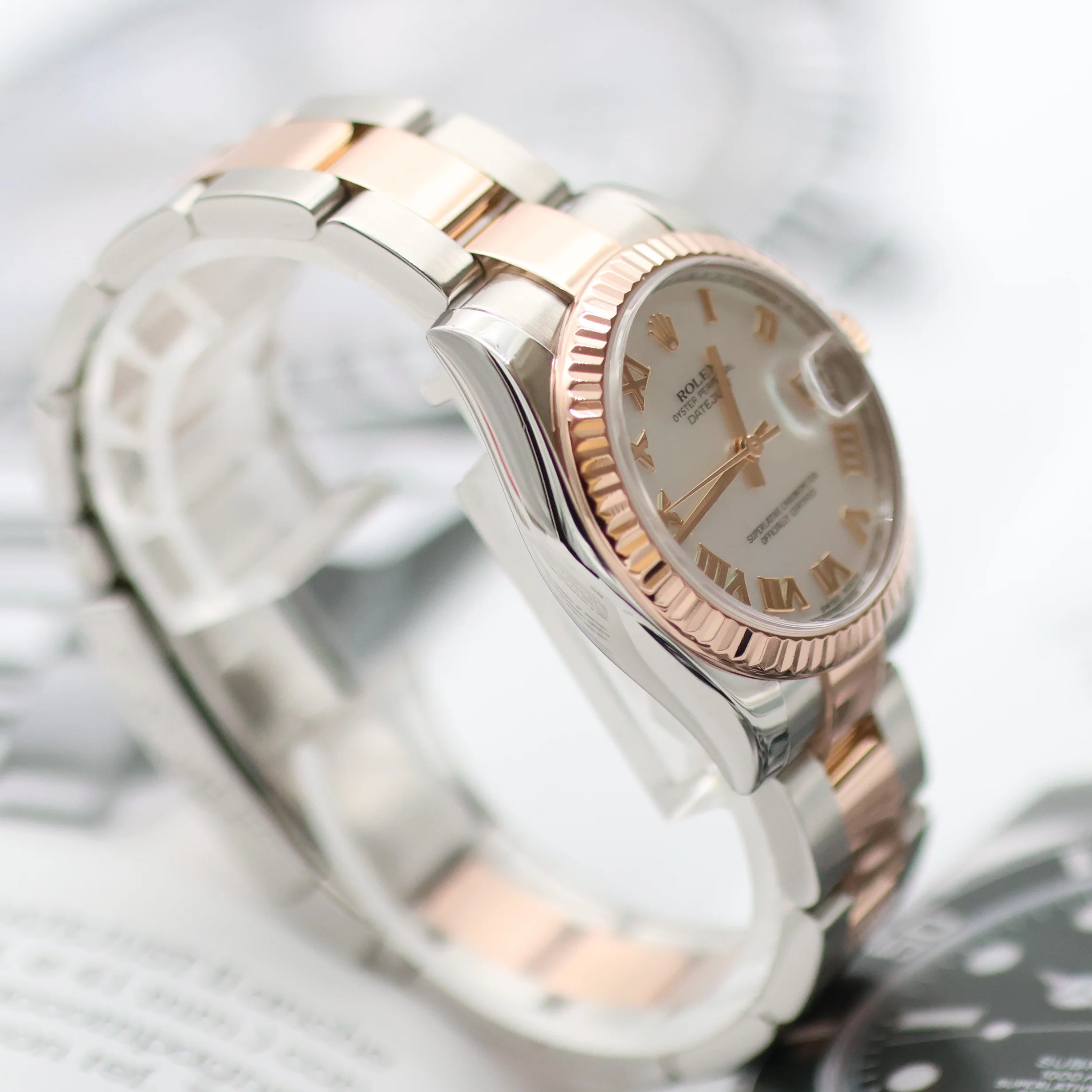 ON SALE: Rolex Datejust 31 ref. 178271 Silver Roman MOP Dial - Oyster - Full Set - Image 15