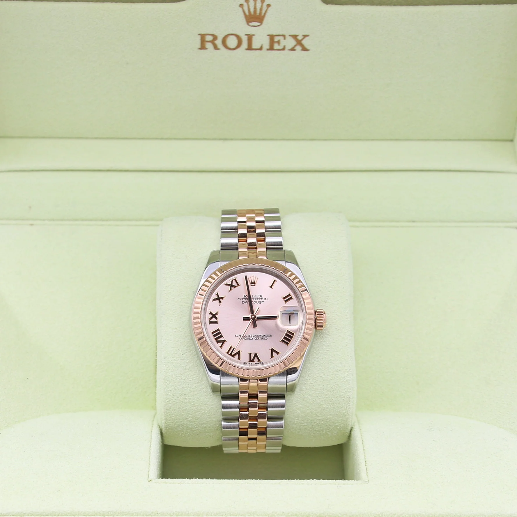 Rolex Datejust 31 ref. 178271 Sundust Roman Dial - Jubilee - Full Set - Image 4