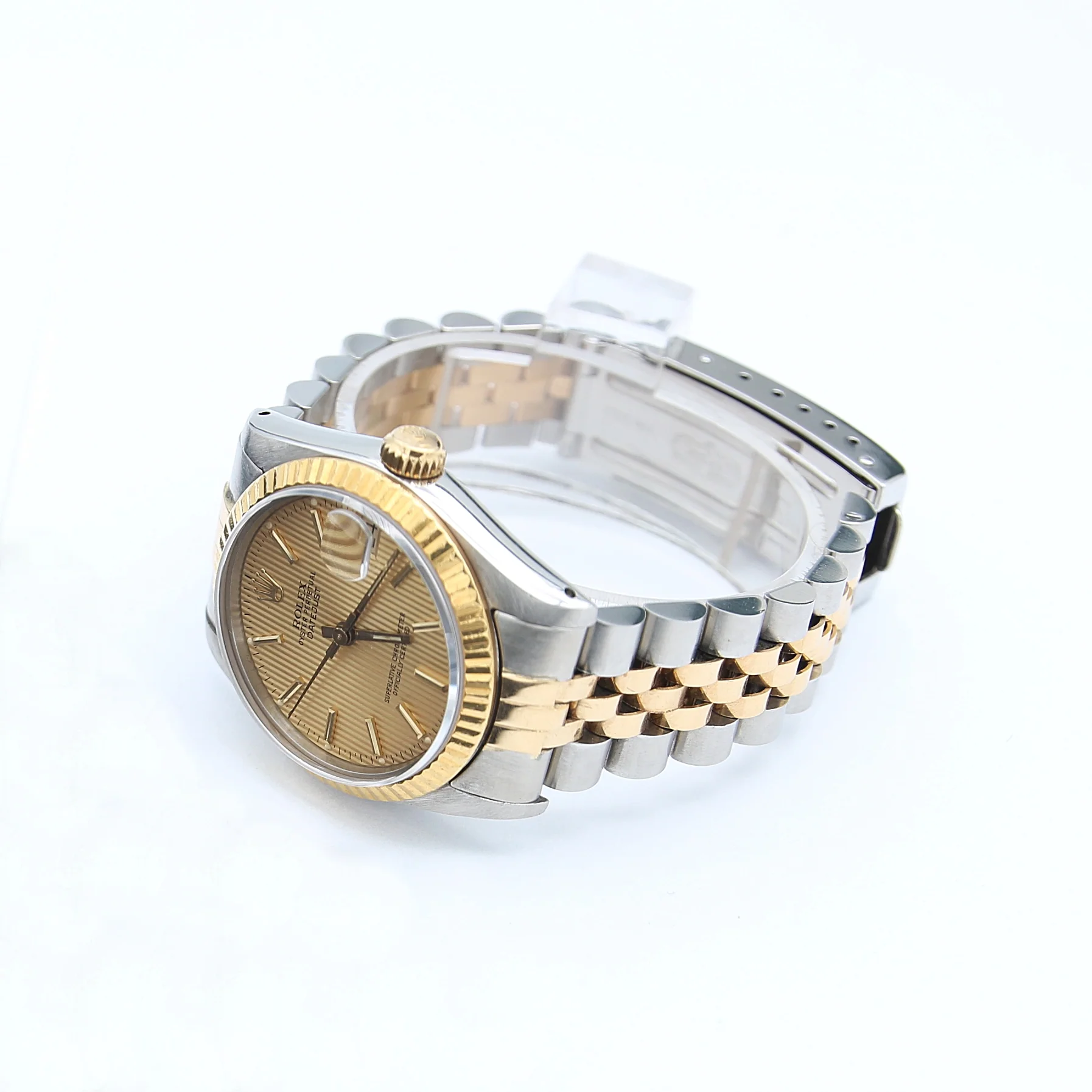 Rolex Datejust 31 ref. 68273 - Tapestry Champagne Dial - Jubilee bracelet - Full Set - Image 5