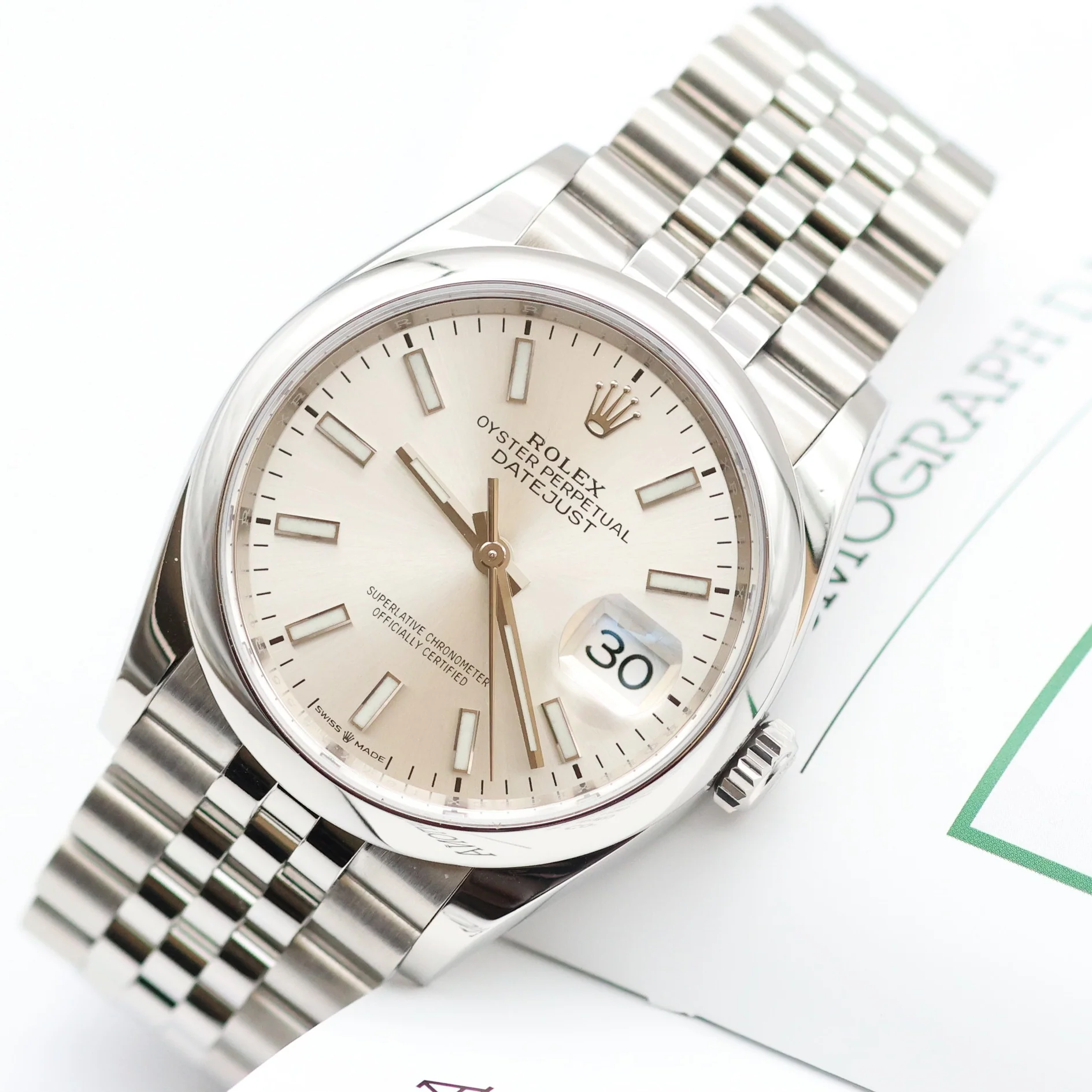 Rolex Datejust 36 126200 Silver Dial Jubilee bracelet - Image 11