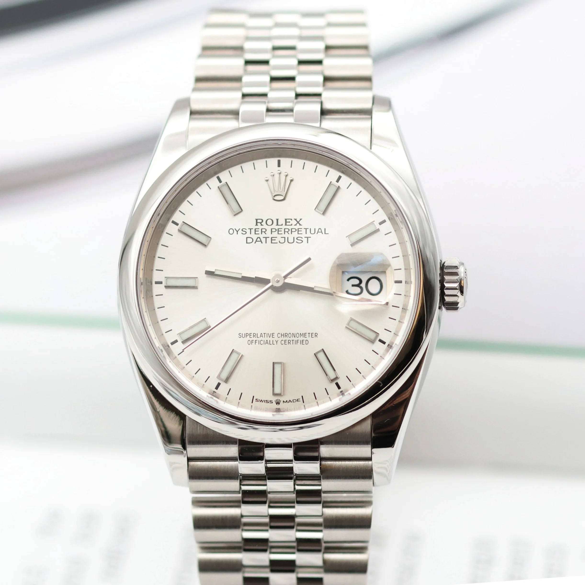 Rolex Datejust 36 126200 Silver Dial Jubilee bracelet - Image 3