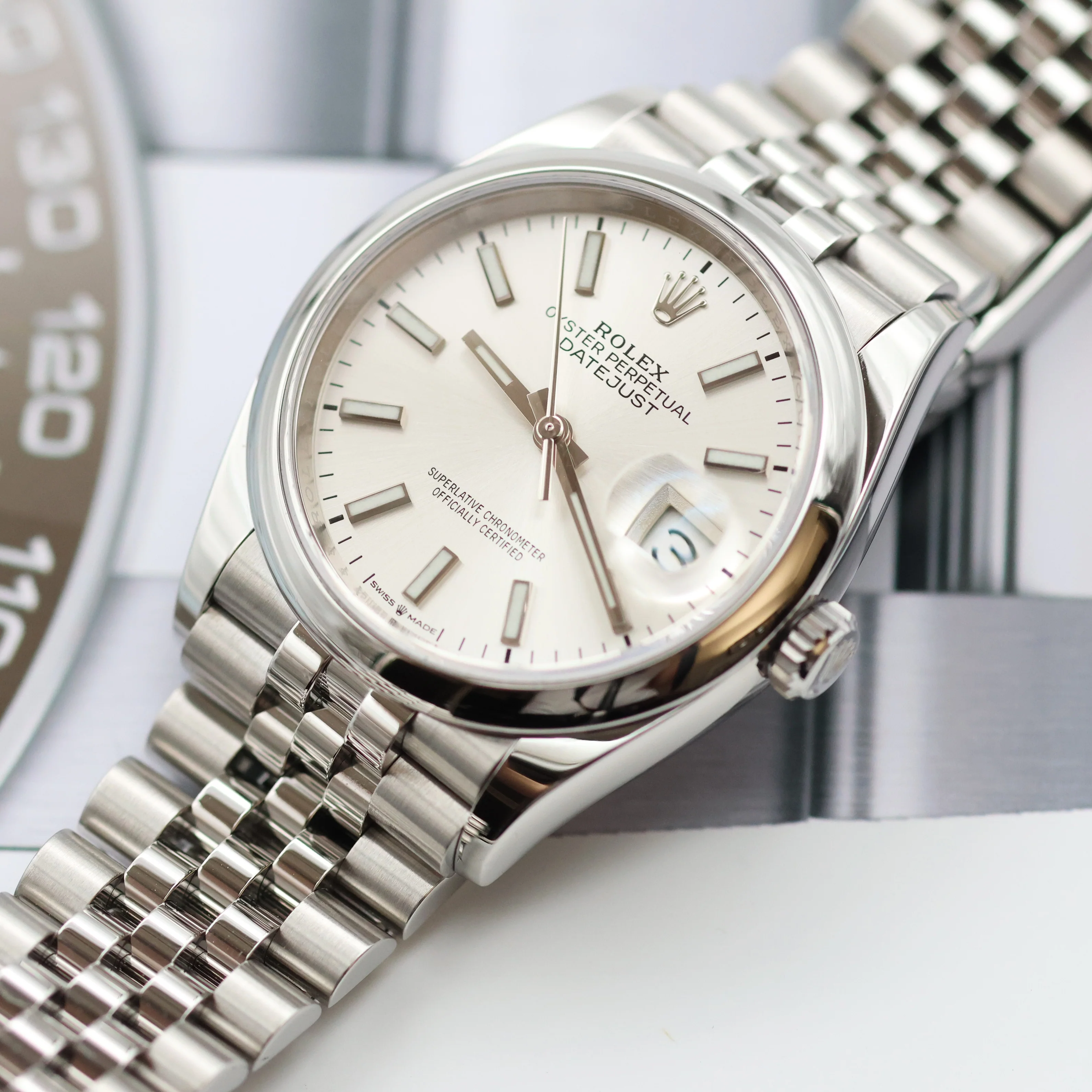 Rolex Datejust 36 126200 Silver Dial Jubilee bracelet - Image 4
