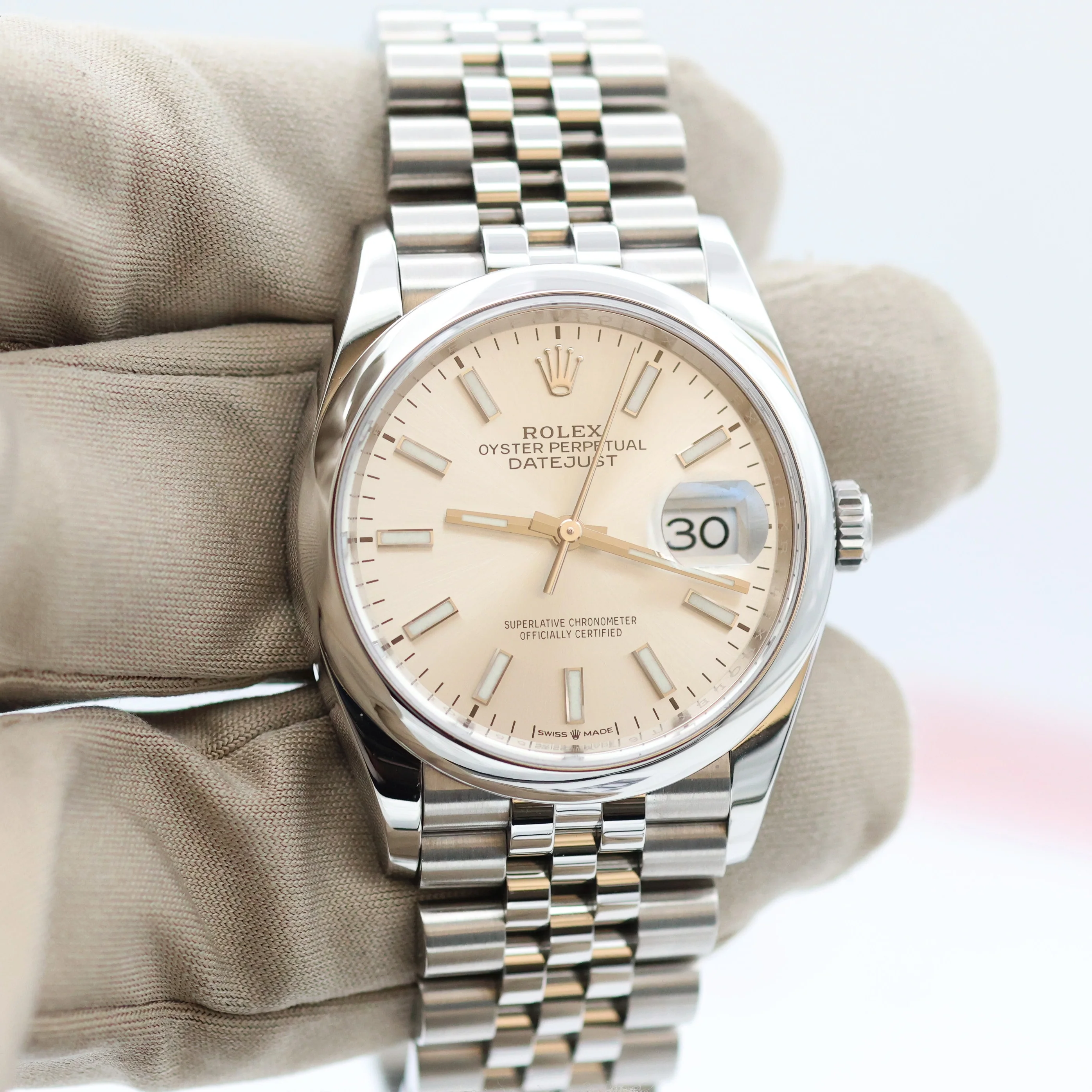 Rolex Datejust 36 126200 Silver Dial Jubilee bracelet - Image 6