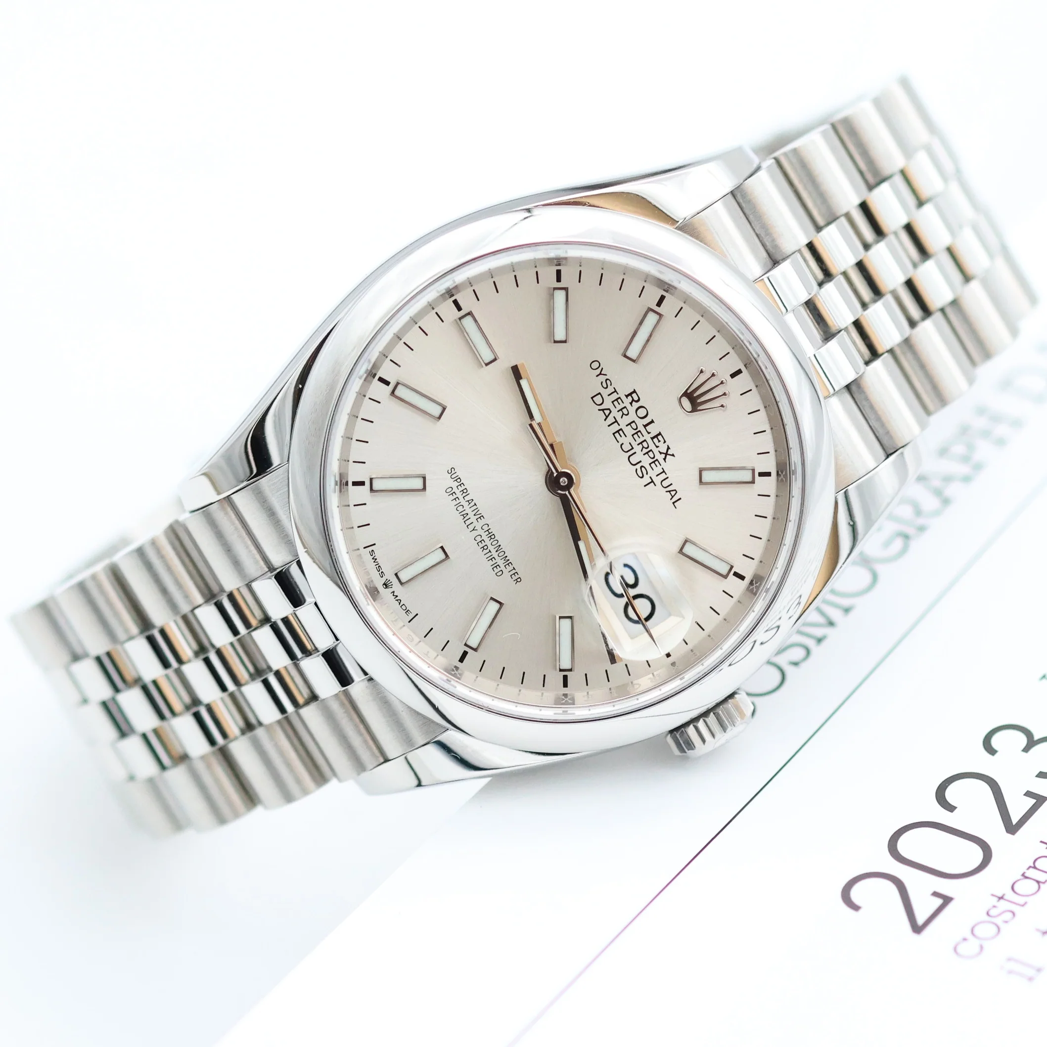 Rolex Datejust 36 126200 Silver Dial Jubilee bracelet - Image 7