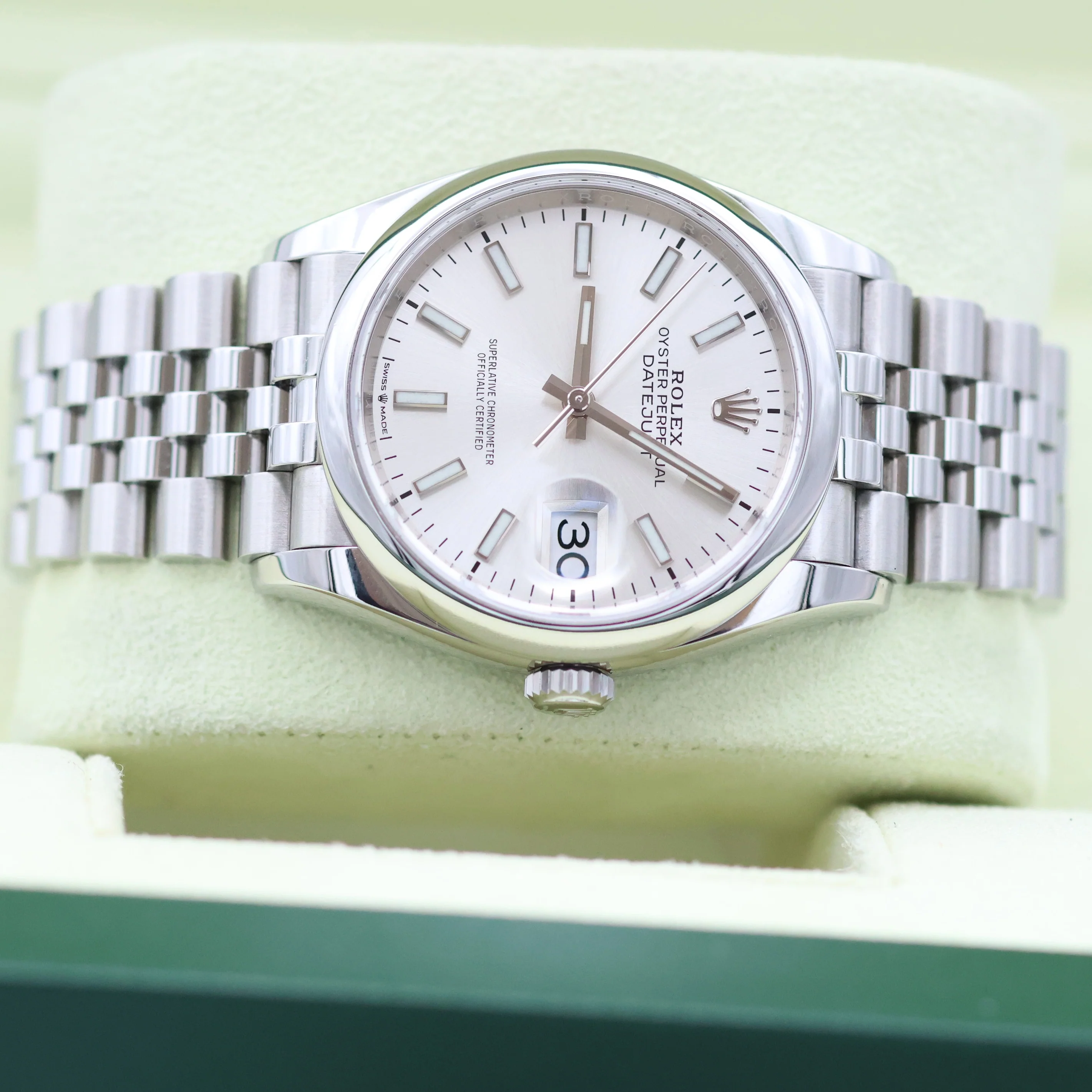 Rolex Datejust 36 126200 Silver Dial Jubilee bracelet - Image 9