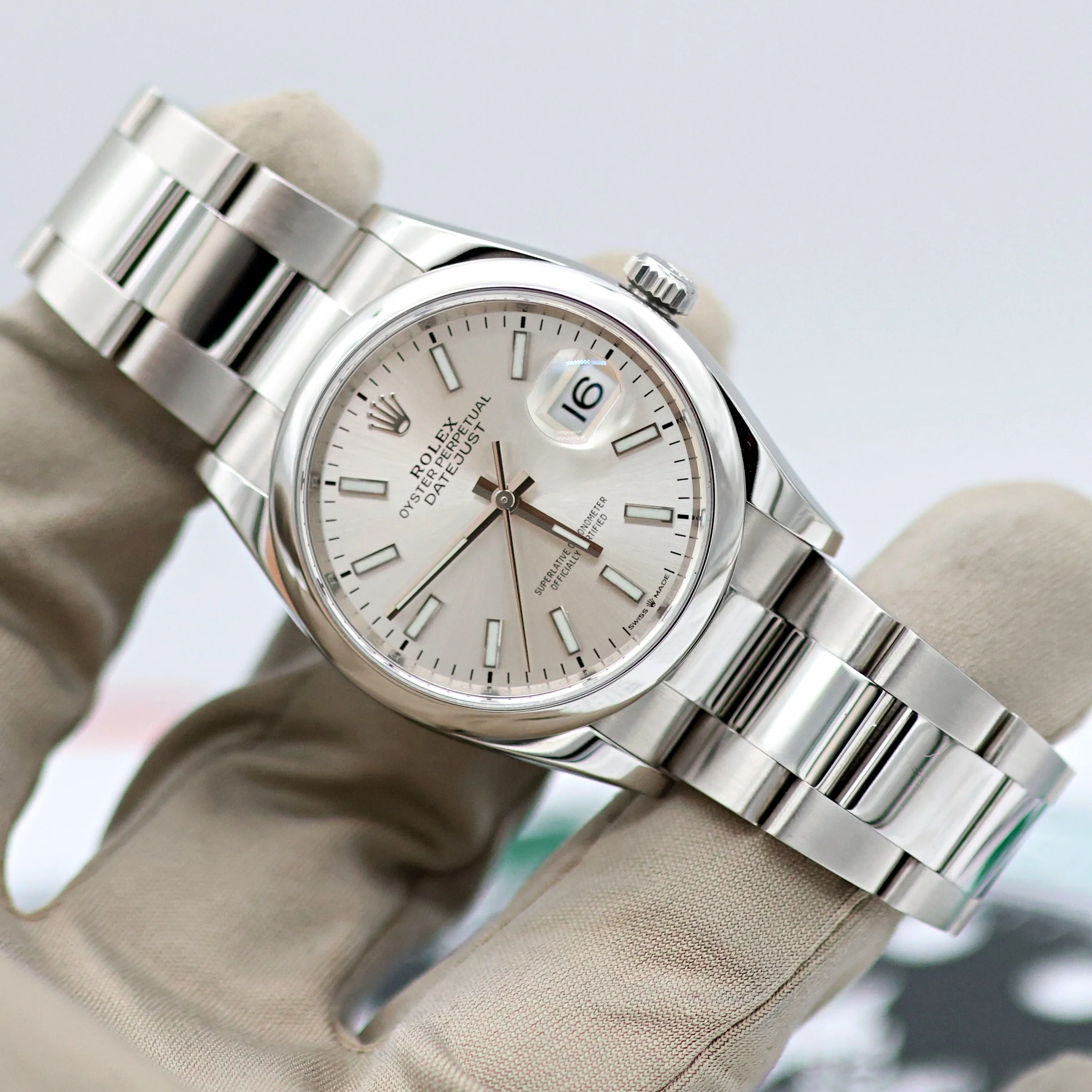 Rolex Datejust 36 126200 Silver Dial Oyster bracelet - Image 8