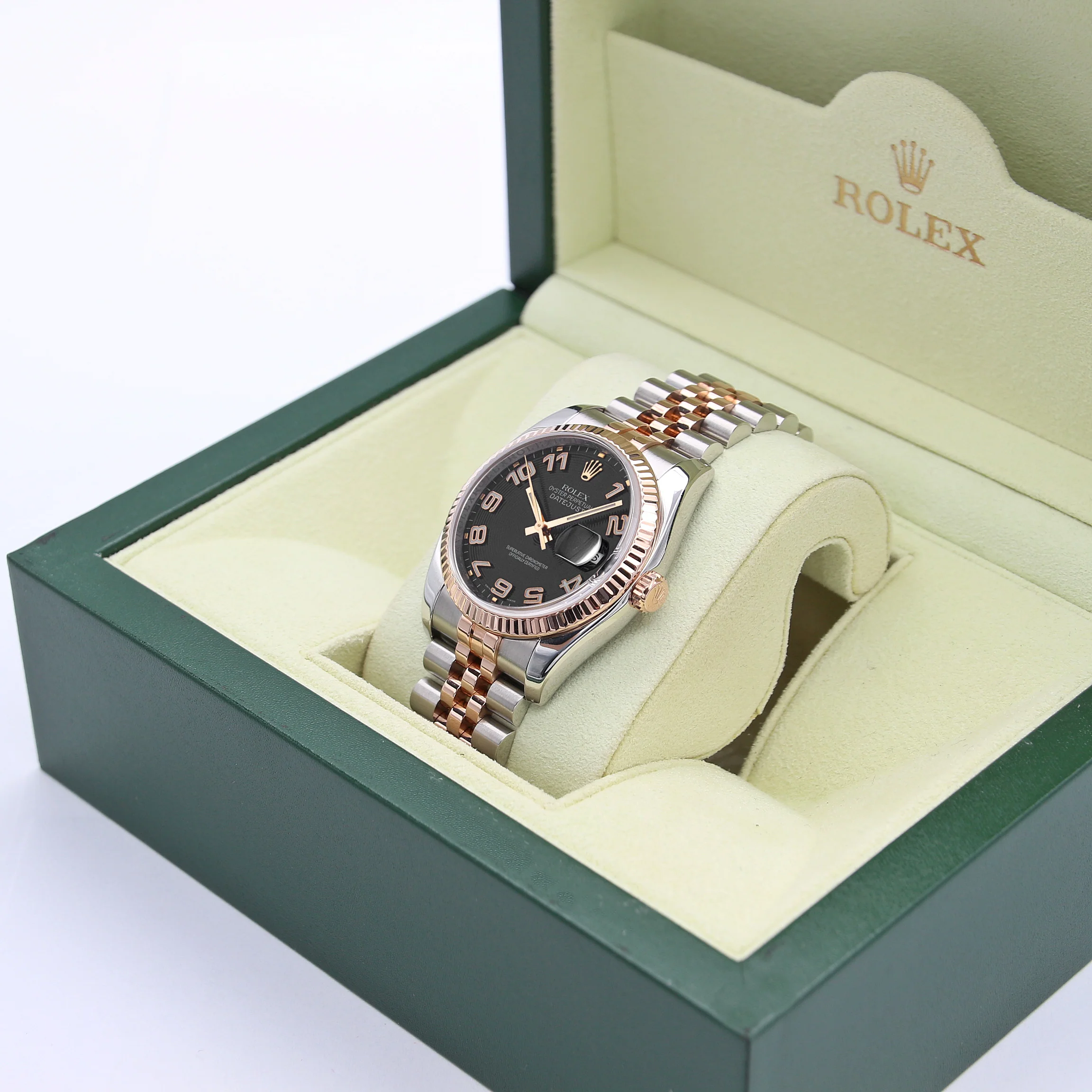 Rolex Datejust 36 ref. 116231 Concentric Black Dial - Steel/Rose Gold Jubilee - Full Set - Image 2