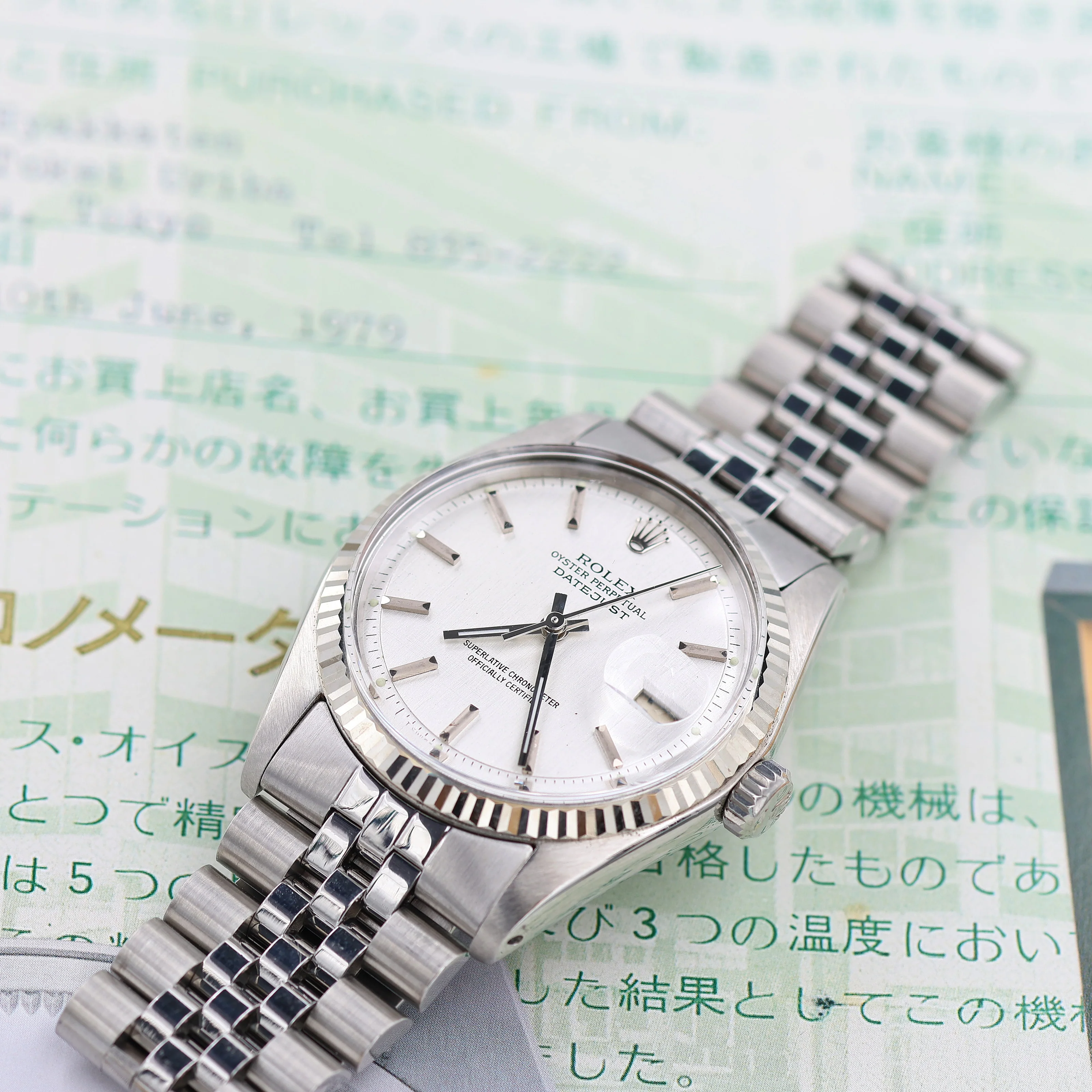 Rolex Datejust 36 ref. 1601 - Linen Dial (V II) - Full Set - Image 6