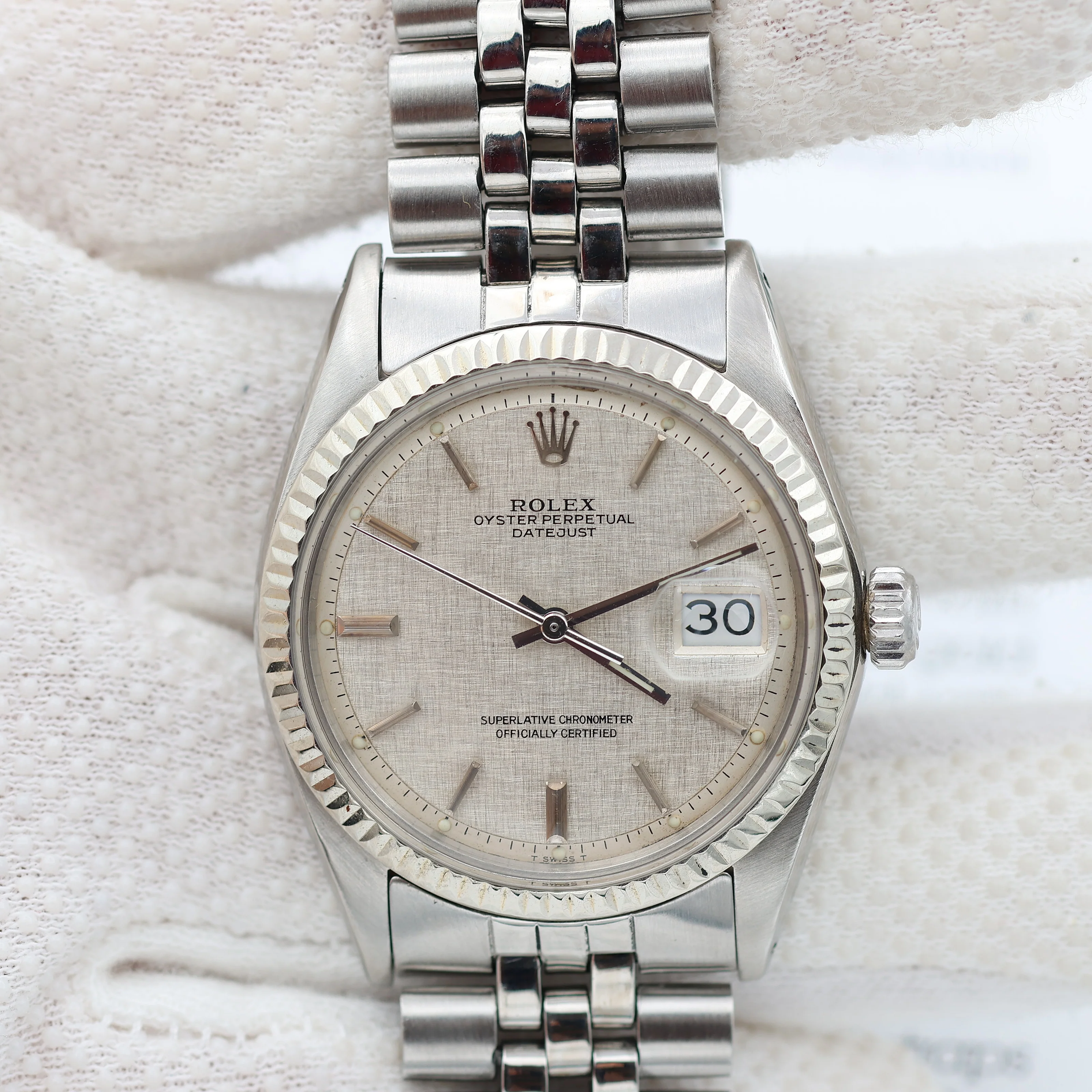 Rolex Datejust 36 ref. 1601 - Linen Dial (V III) - Jubilee - Image 2
