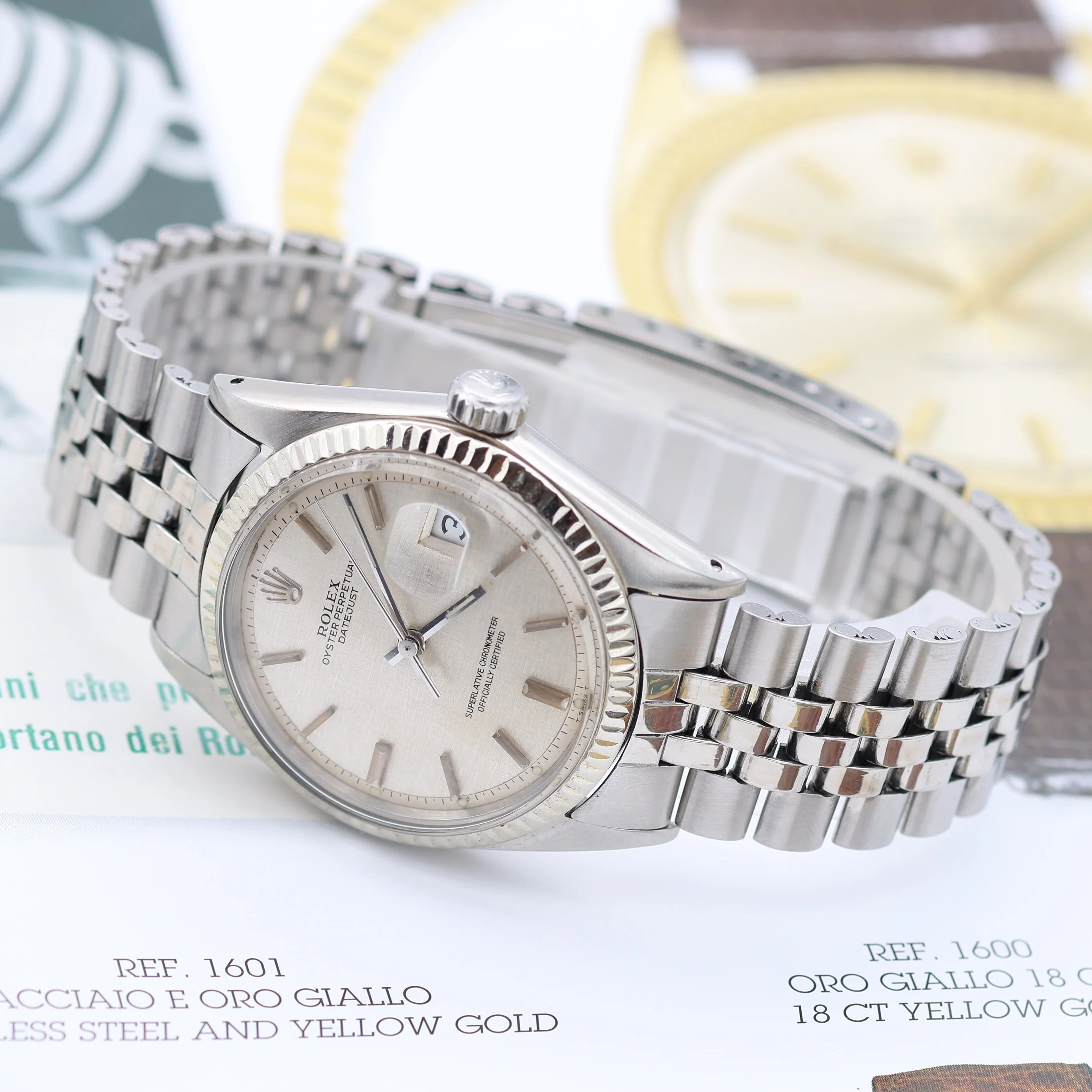Rolex Datejust 36 ref. 1601 - Linen Dial (V III) - Jubilee - Image 7