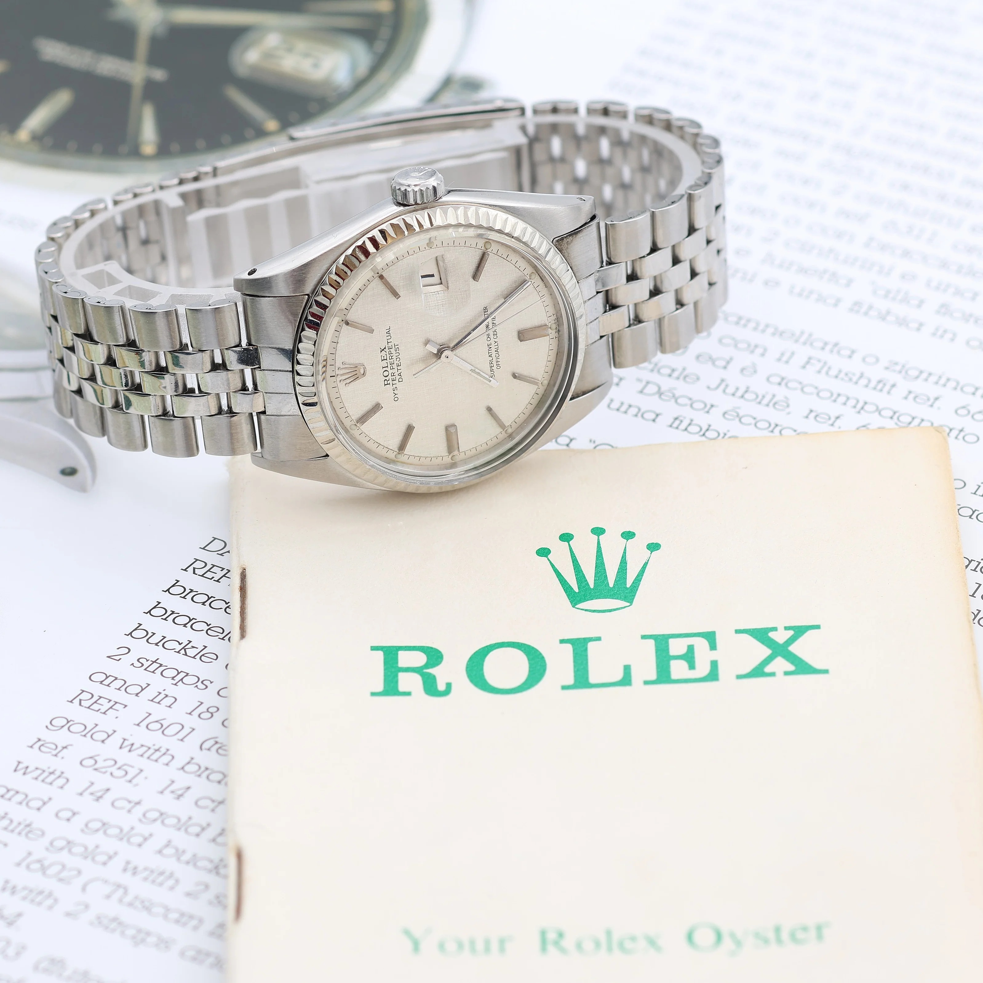 Rolex Datejust 36 ref. 1601 - Linen Dial (V IV) - Full Set - Image 5