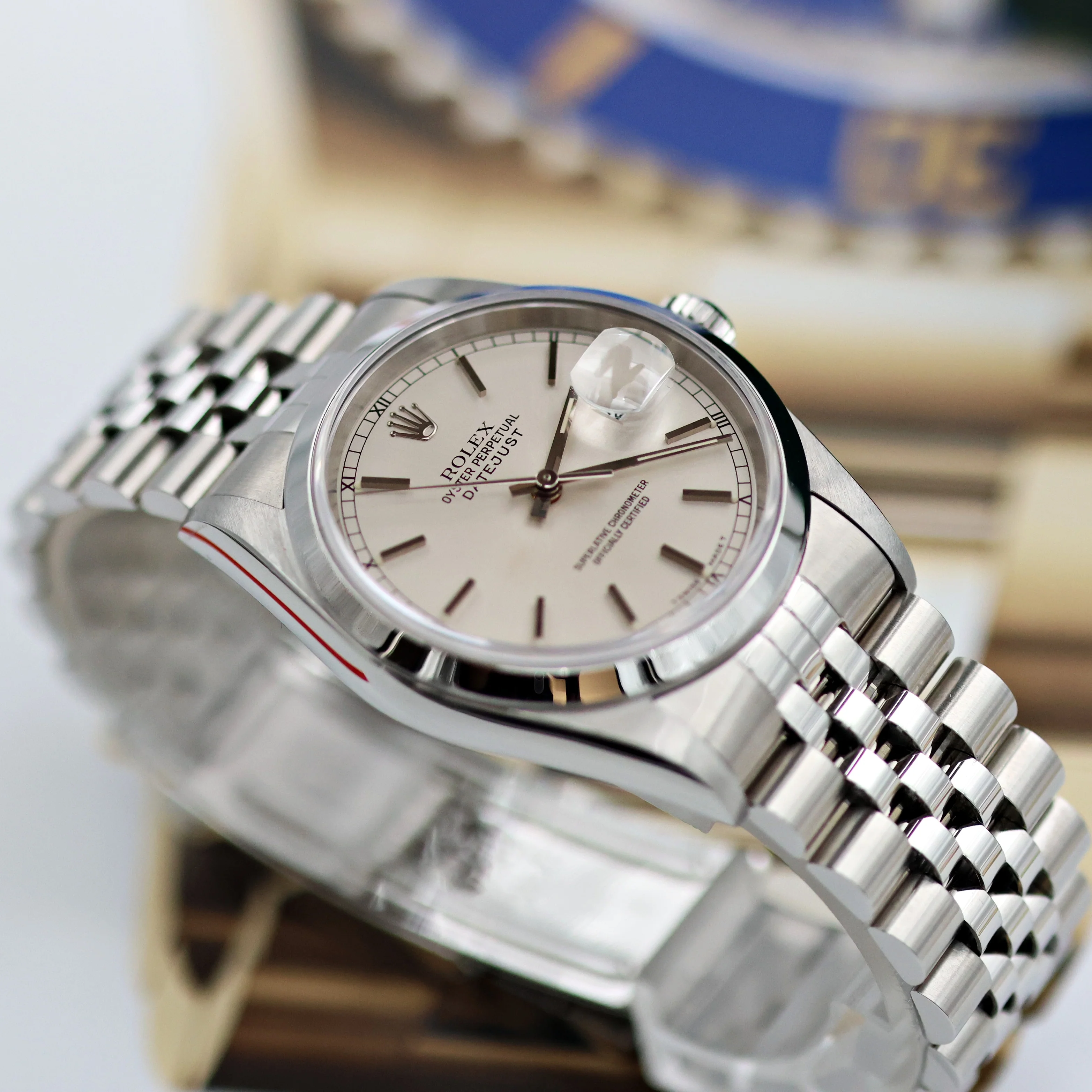 Rolex Datejust 36 ref. 16200 Silver Circle Dial - Jubilee Bracelet - Image 11