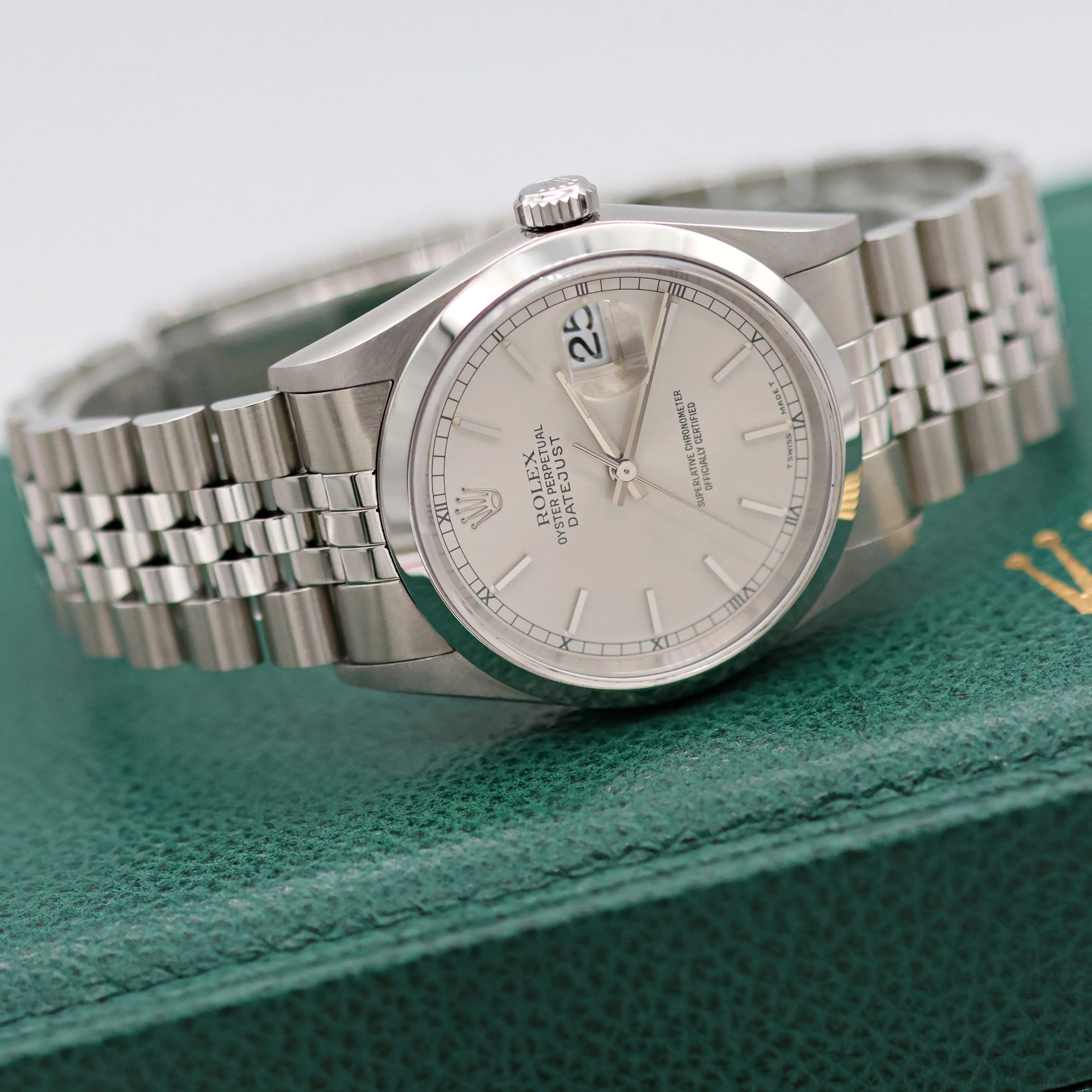 Rolex Datejust 36 ref. 16200 Silver Circle Dial - Jubilee Bracelet - Image 14