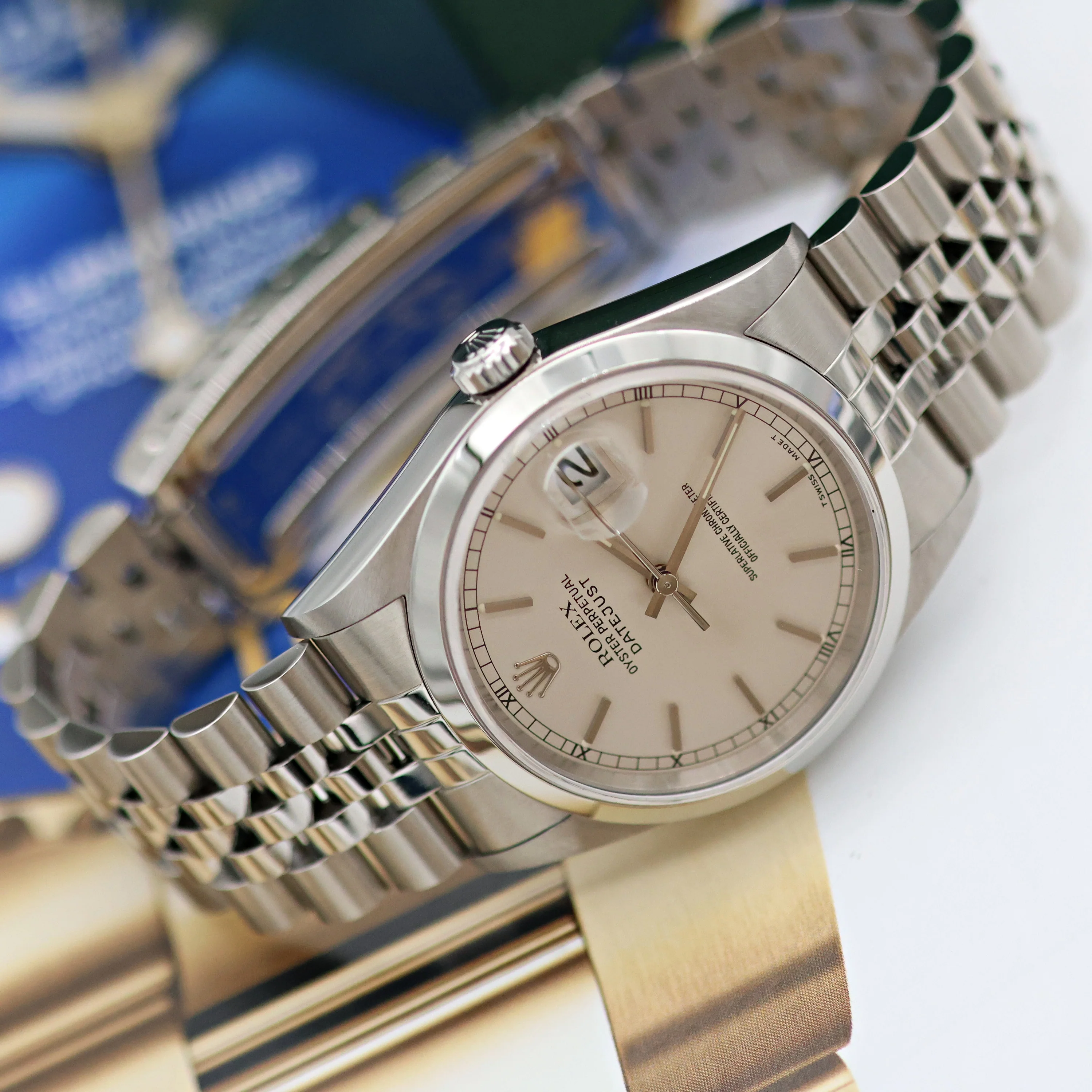 Rolex Datejust 36 ref. 16200 Silver Circle Dial - Jubilee Bracelet - Image 7