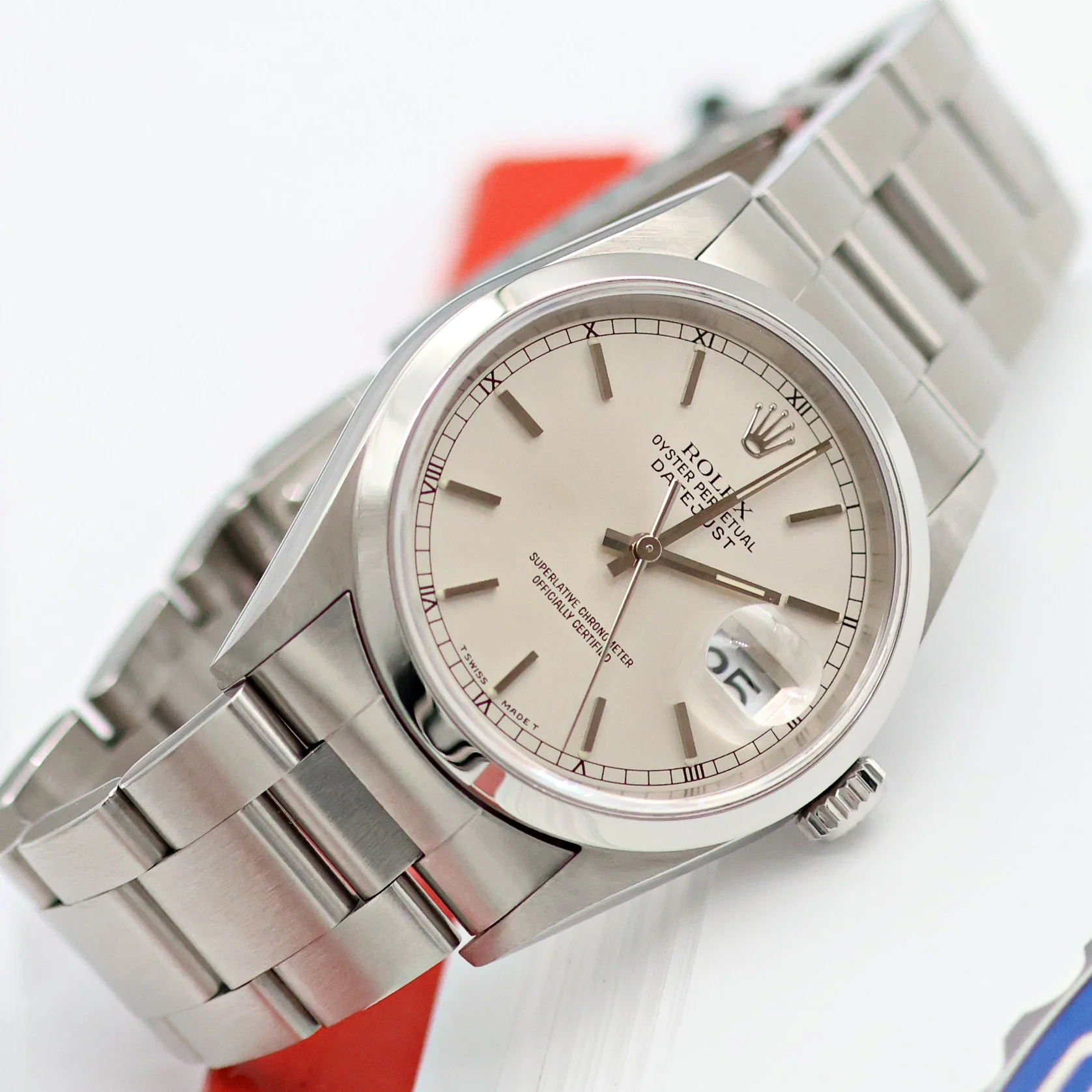 Rolex Datejust 36 ref. 16200 Silver Dial - Oyster Bracelet - Image 12