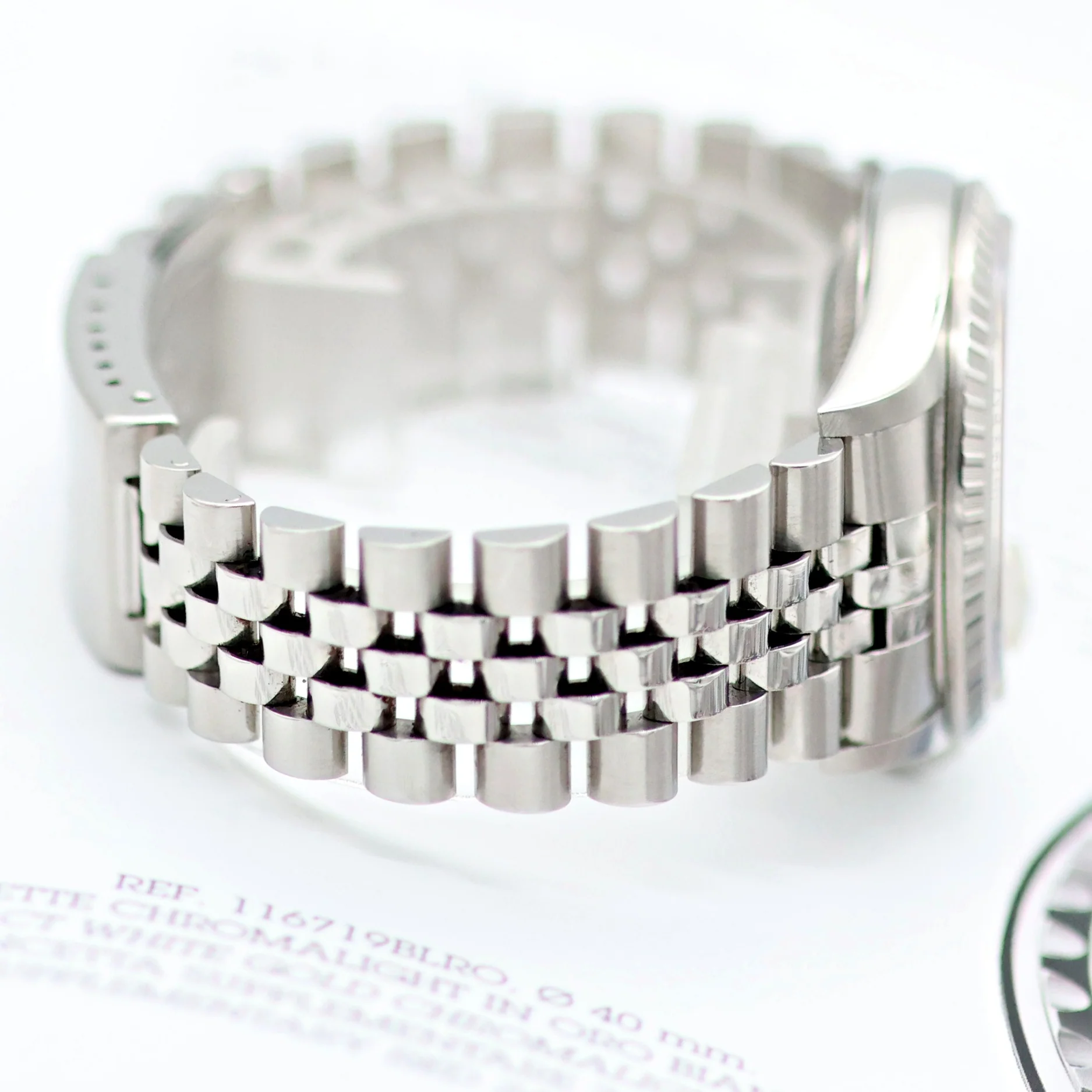 Rolex Datejust 36 ref. 16220 Silver Dial (Circle hours dial) - Jubilee - Full Set - Image 18