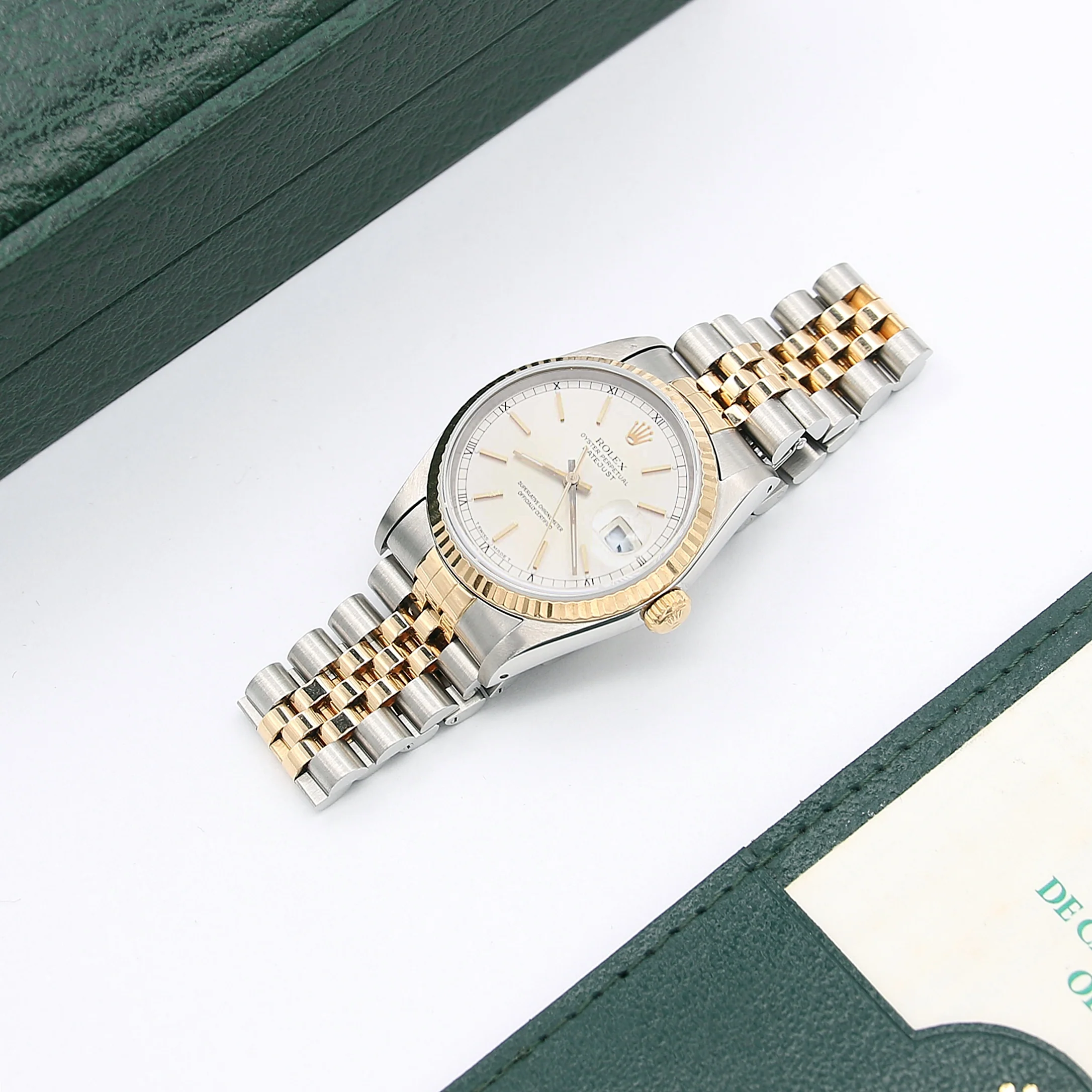 Rolex Datejust 36 ref. 16233 Silver dial - Full Set - Image 4