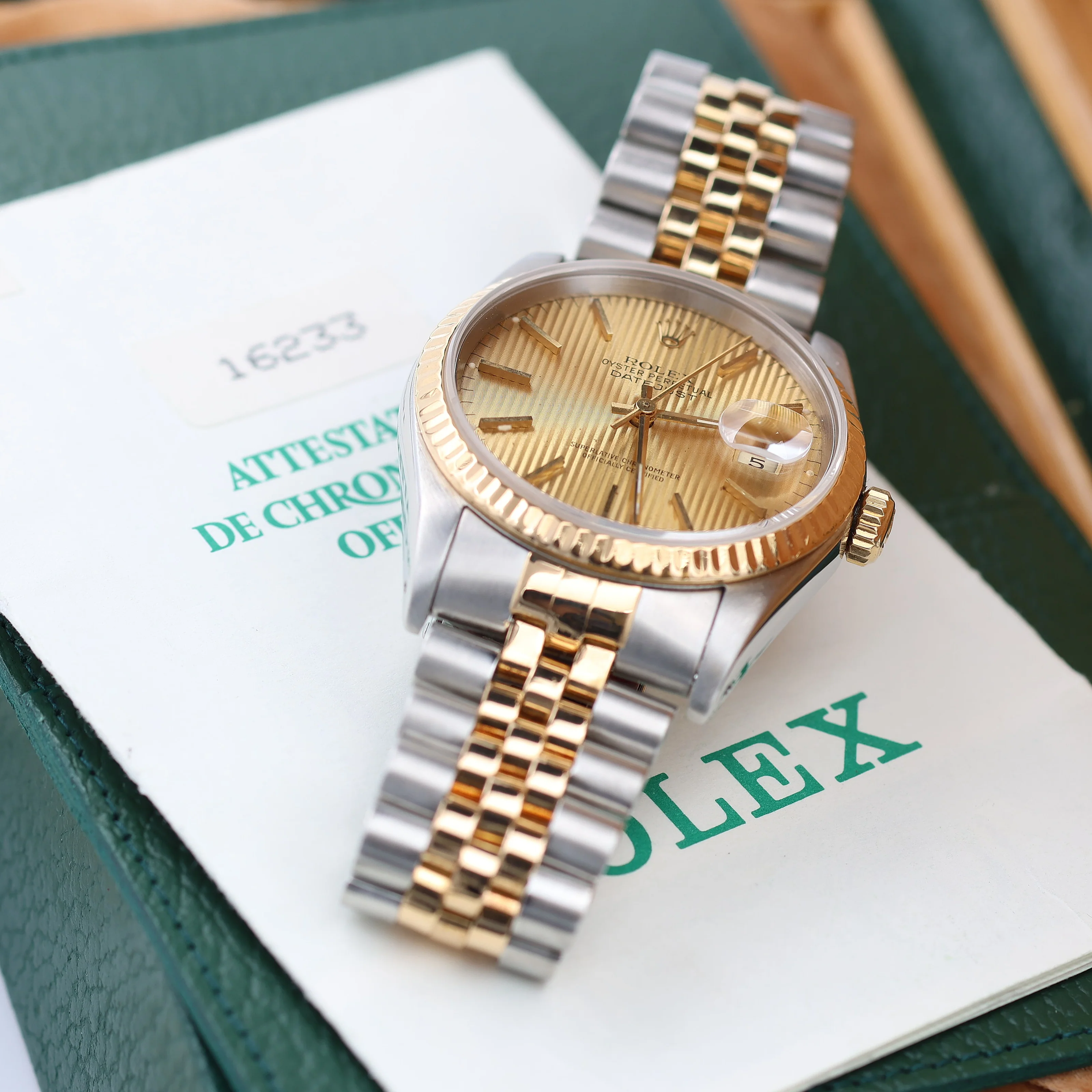 Rolex Datejust 36 ref. 16233 Tapestry dial - Jubilee Bracelet - Full Set - Image 2