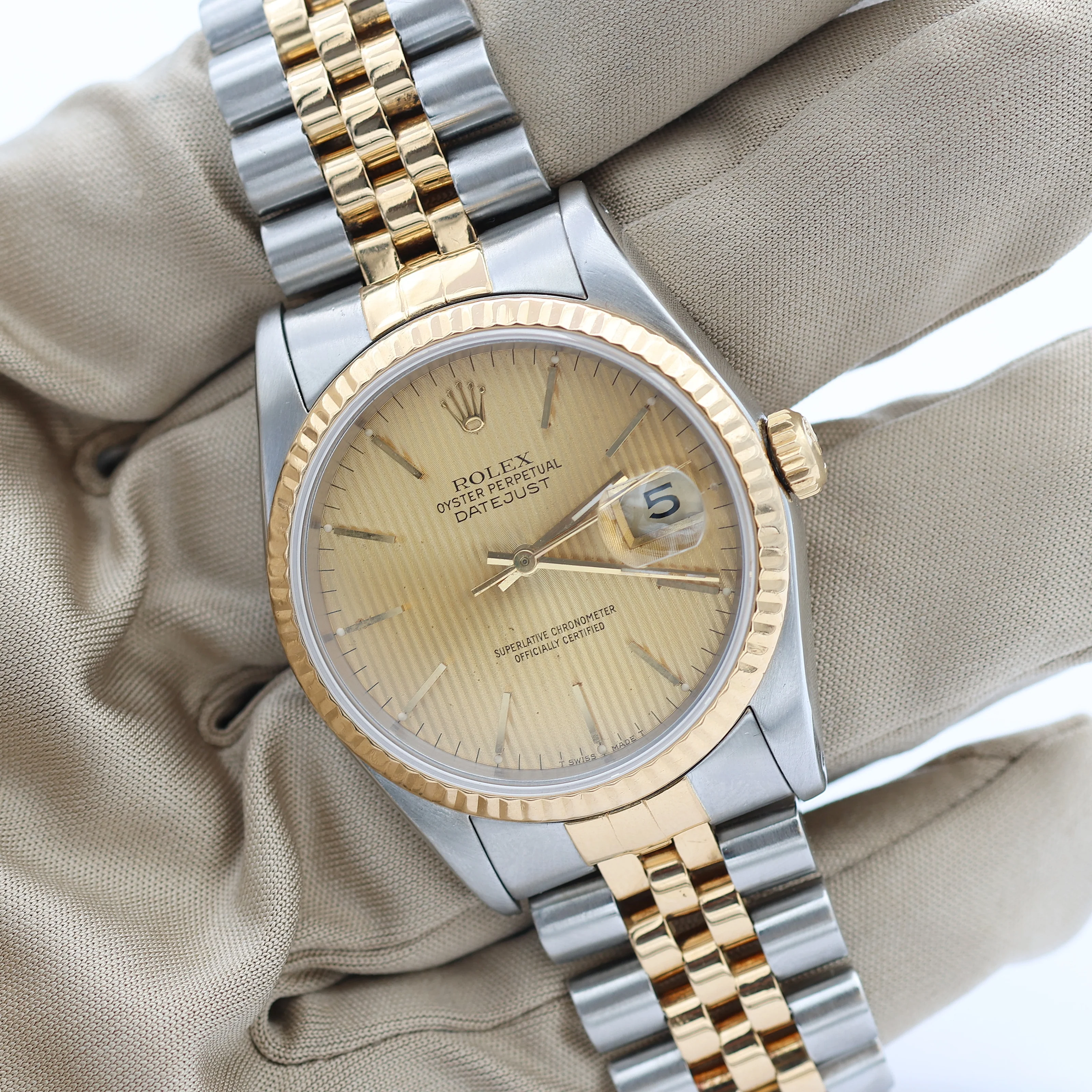 Rolex Datejust 36 ref. 16233 Tapestry dial - Jubilee Bracelet - Full Set - Image 6