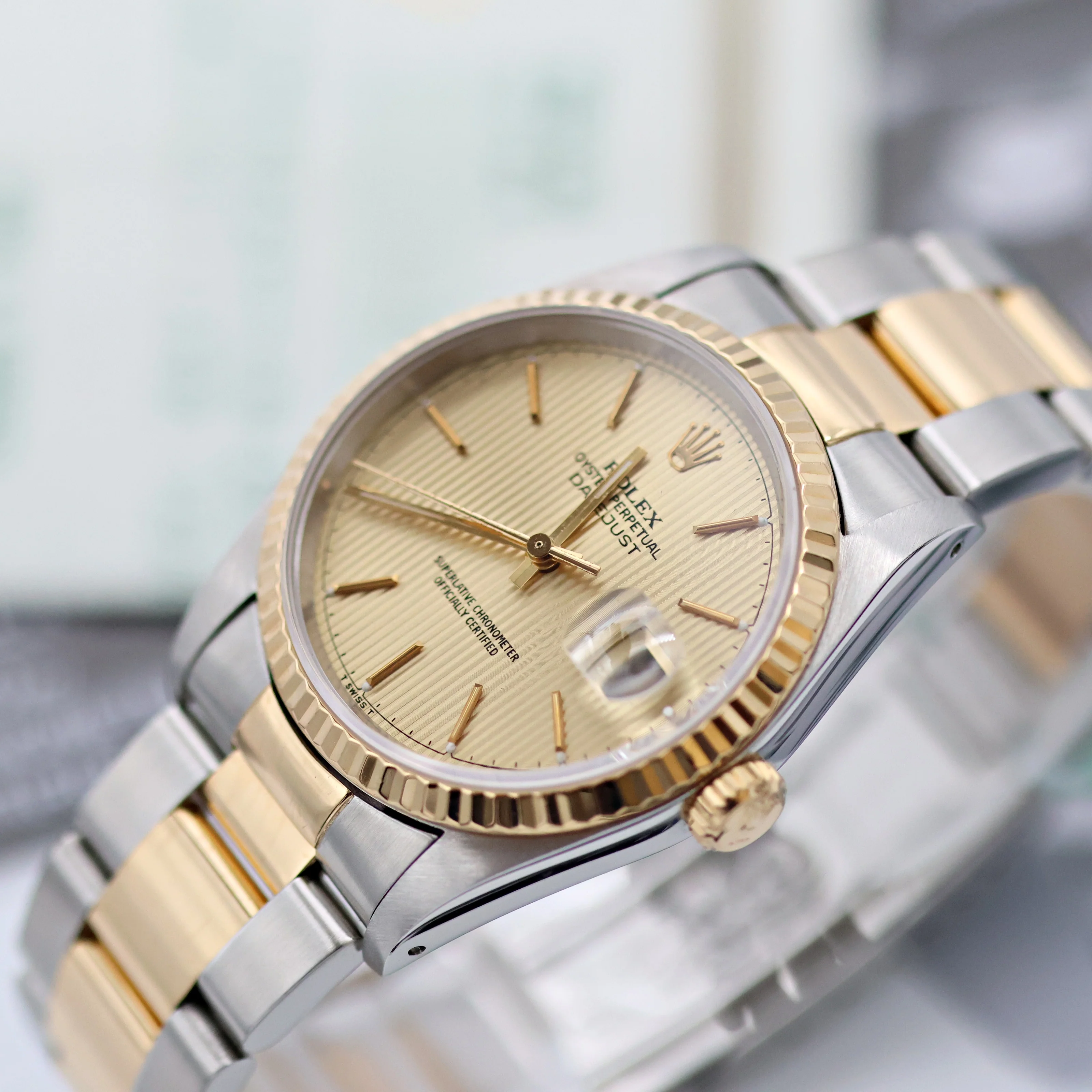 Rolex Datejust 36 ref. 16233 Tapestry dial - Oyster Bracelet - Full Set - Image 16