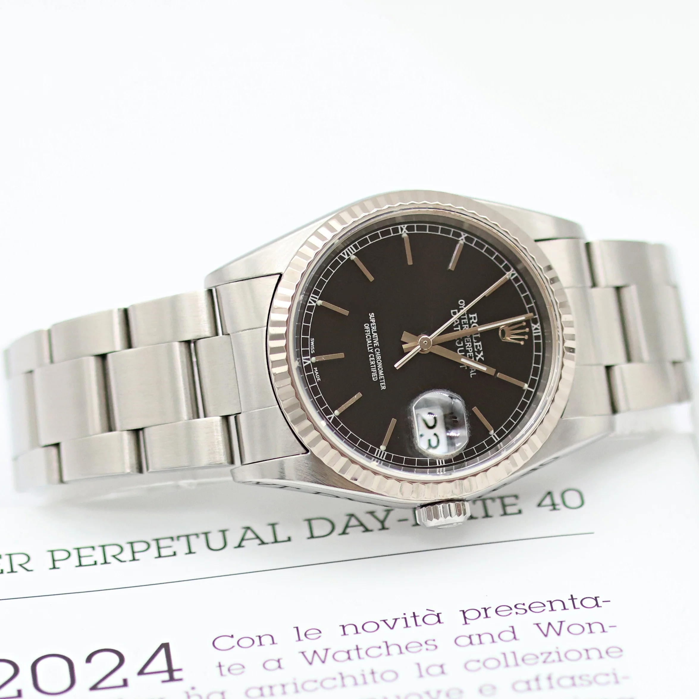 Rolex Datejust 36 ref. 16234 Black (Circle) Dial - Oyster Bracelet - Image 10