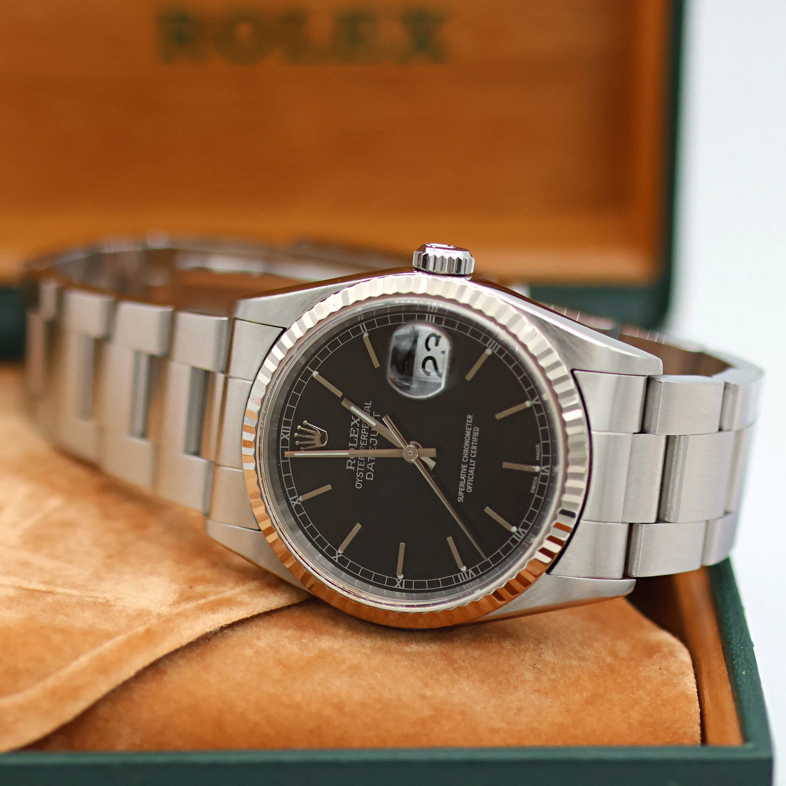 Rolex Datejust 36 ref. 16234 Black (Circle) Dial - Oyster Bracelet - Image 2