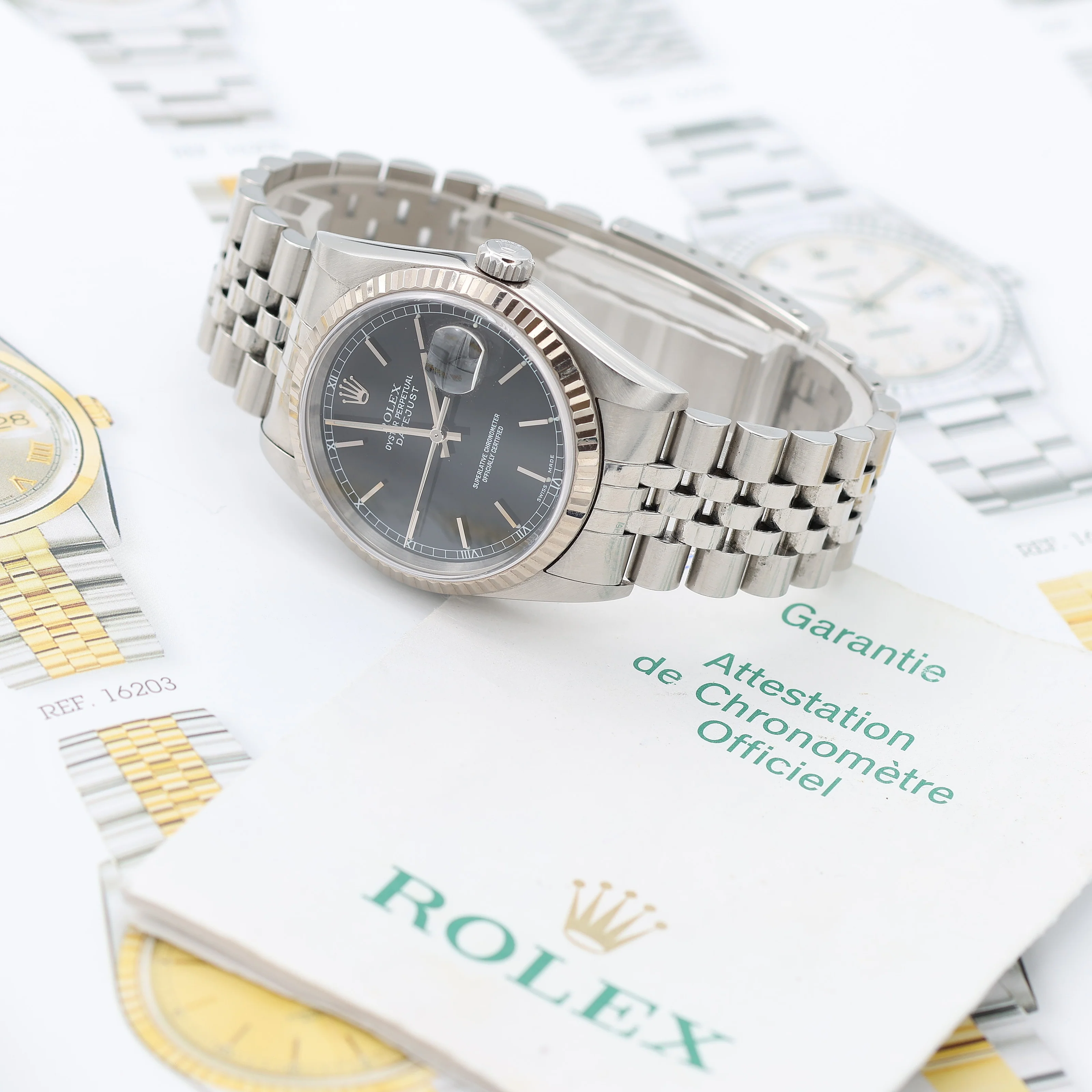 Rolex Datejust 36 ref. 16234 Black (Circle) Dial - Full Set - Image 4