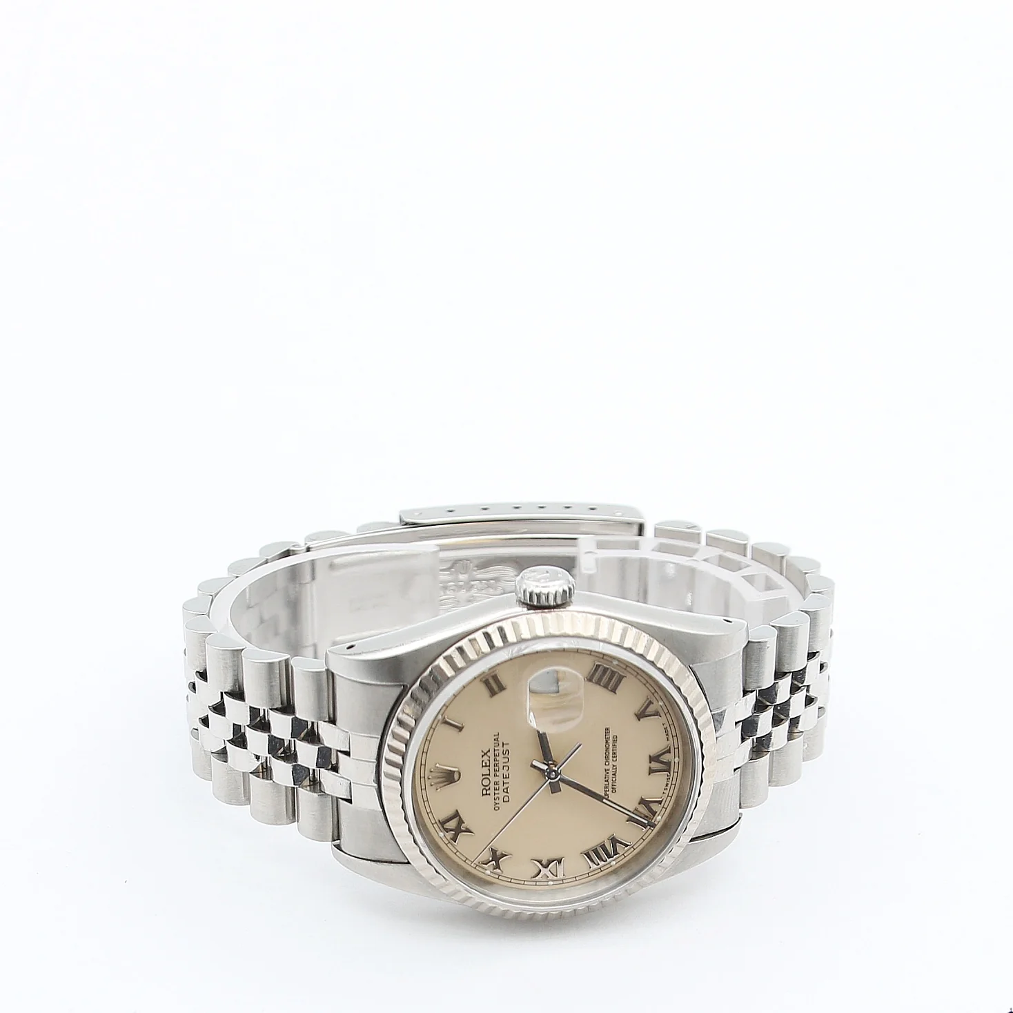 Rolex Datejust 36 ref. 16234 Cream Roman Dial - Jubilee - Image 4