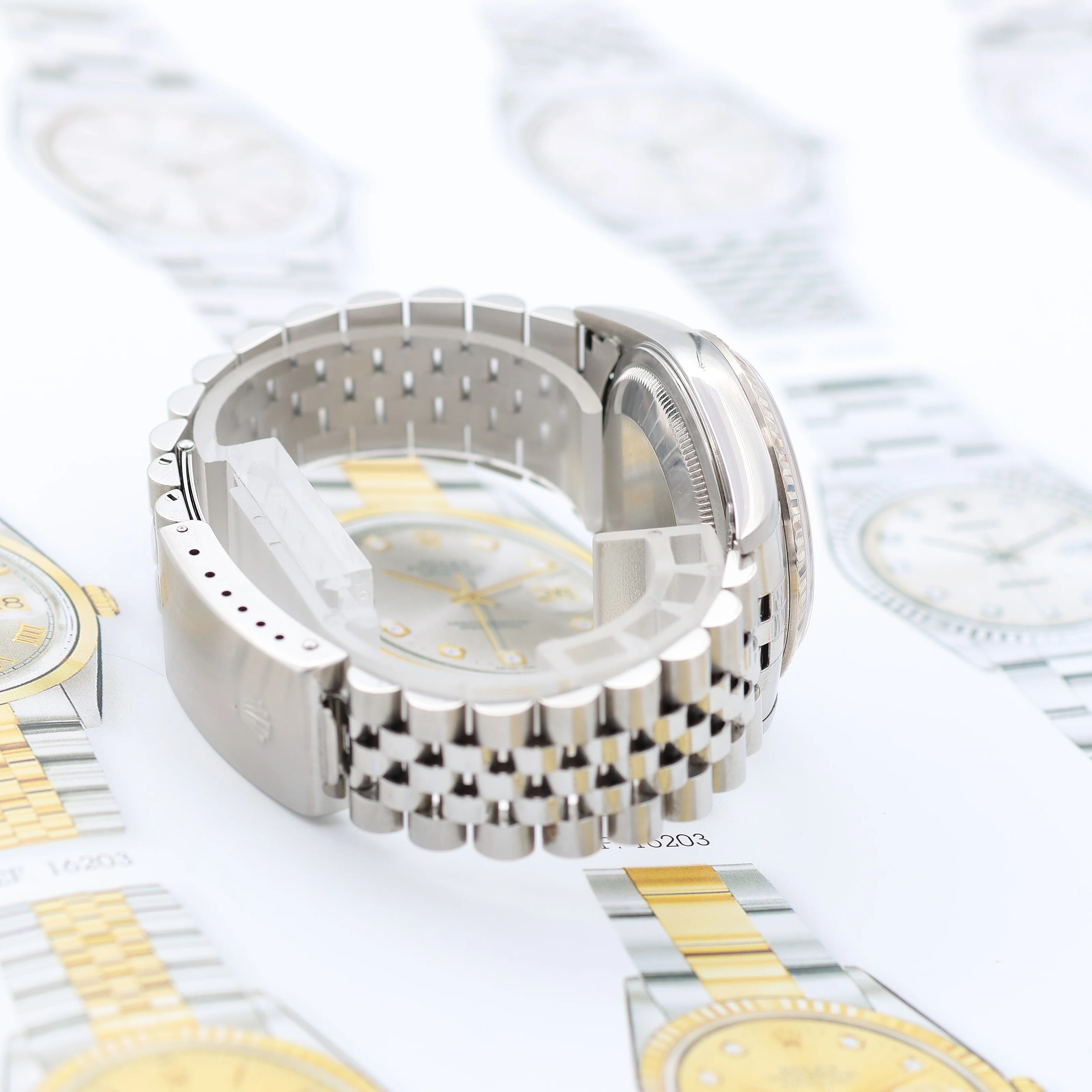 Rolex Datejust 36 ref. 16234 Silver Circle Dial - Jubilee - Full Set - Image 10