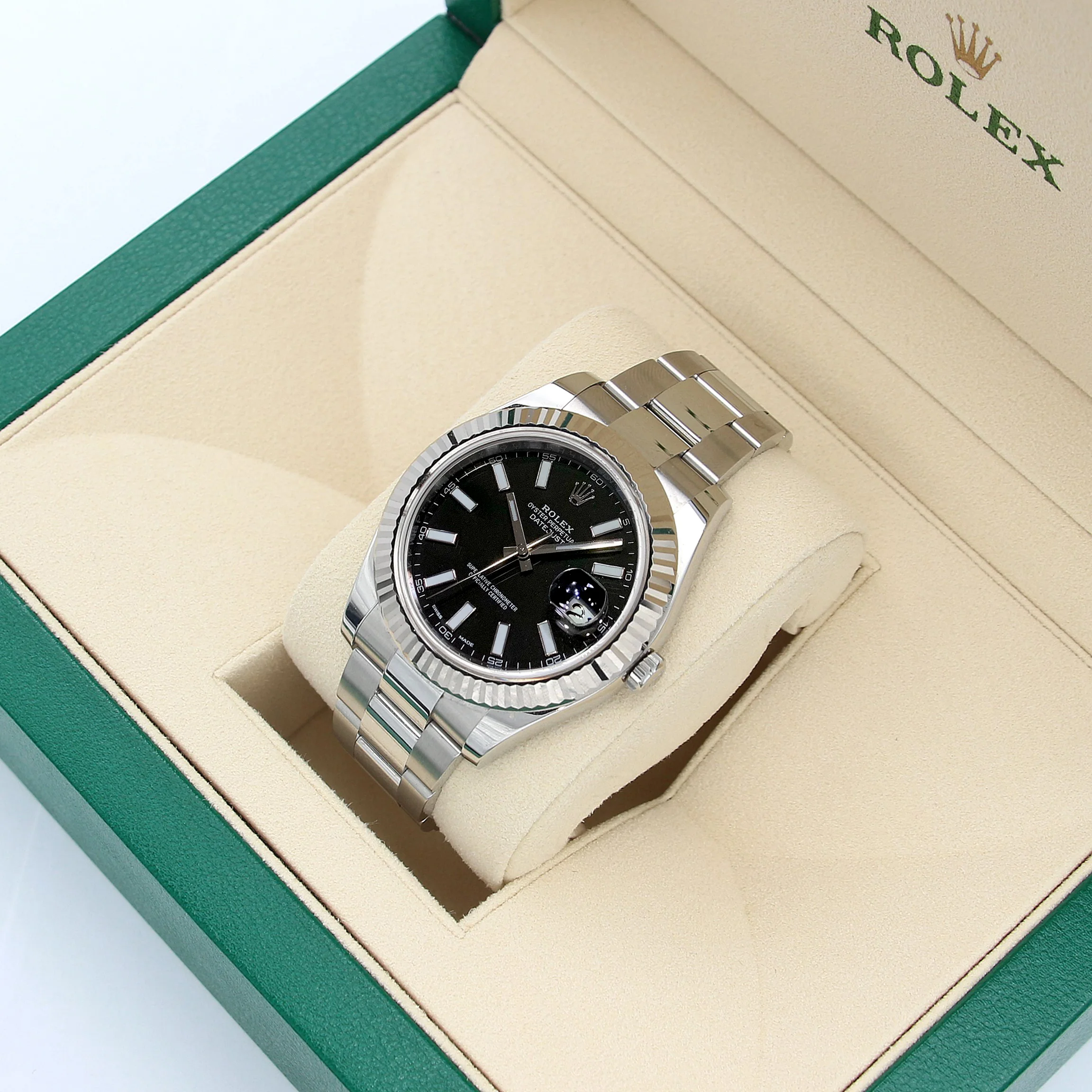 Rolex Datejust II ref. 116334 Black Dial Oyster Bracelet - Full Set - Image 2
