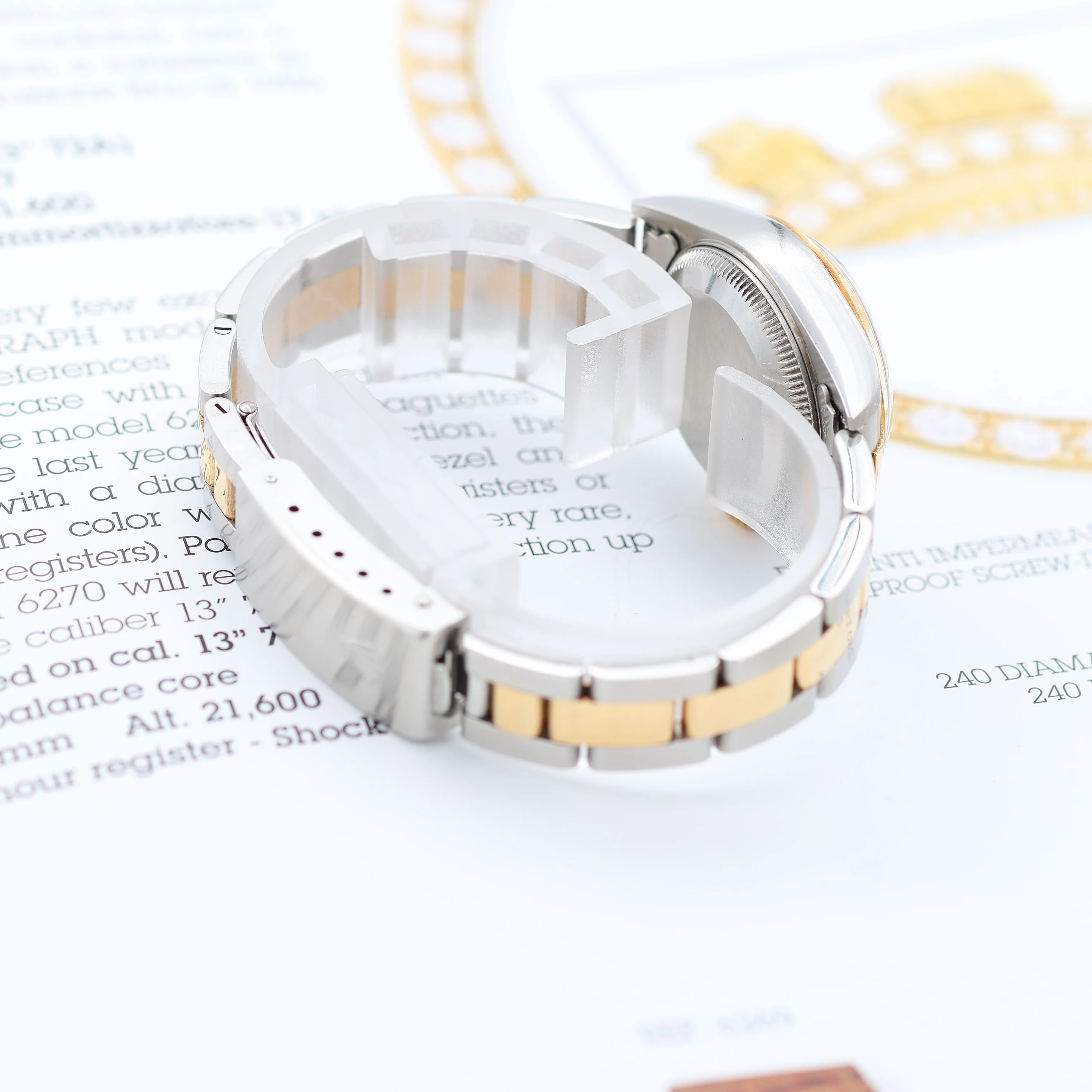 Rolex Datejust Lady ref. 69163 Steel/Gold - Oyster Bracelet - Champagne Diamonds Dial - Image 9