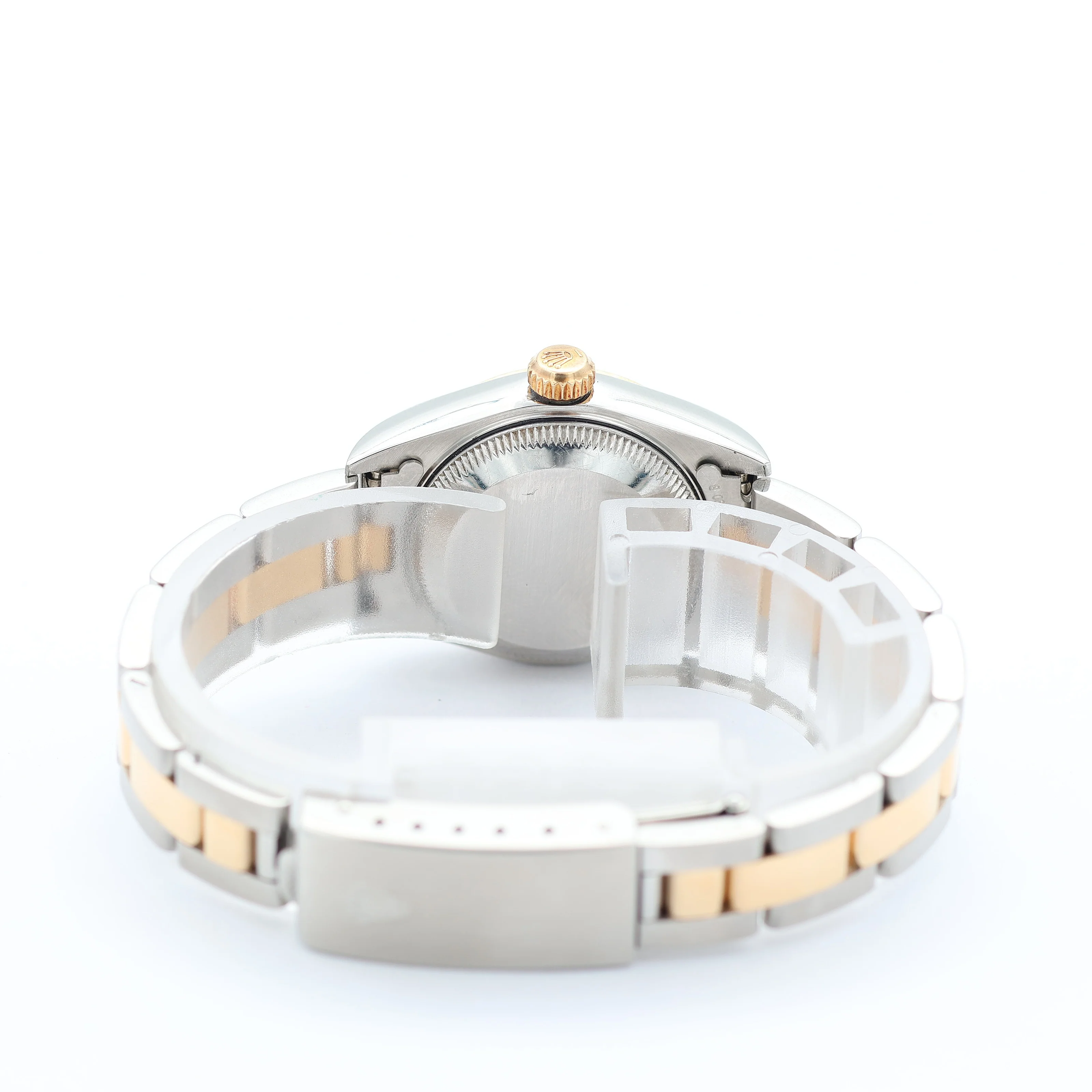 Rolex Datejust Lady ref. 69163 Steel/Gold - Oyster Bracelet - Silver with Golden Index Dial - Image 8