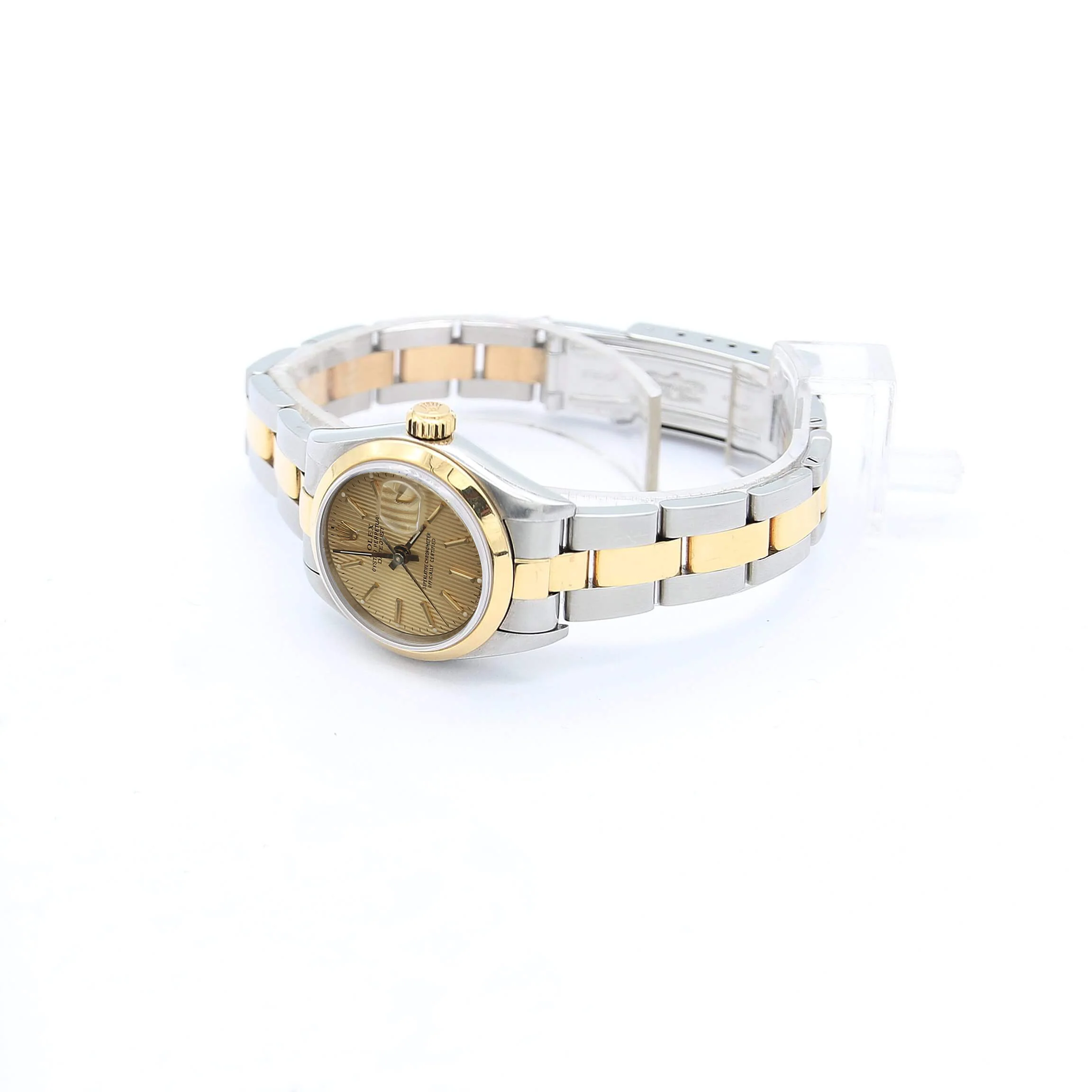 Rolex Datejust Lady ref. 69163 Steel/Gold - Oyster Bracelet - Tapestry Dial - Full Set - Image 4