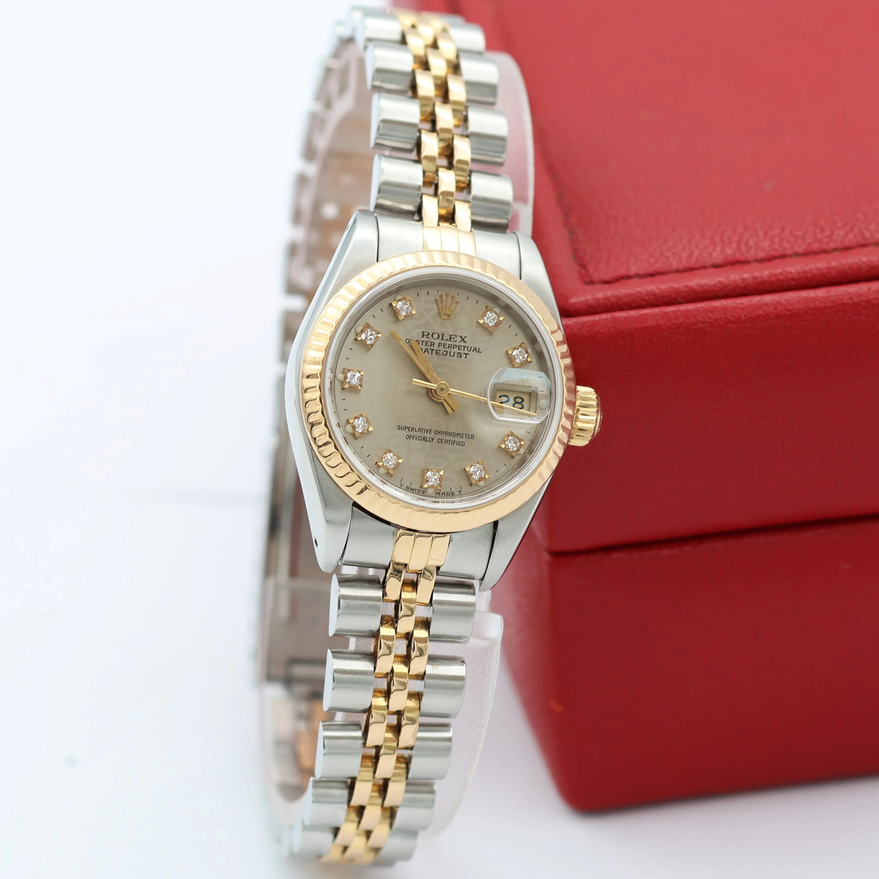 Rolex Datejust Lady ref. 69173 Steel/Gold - Grey Millennary Diamonds Dial - Full Set - Image 2