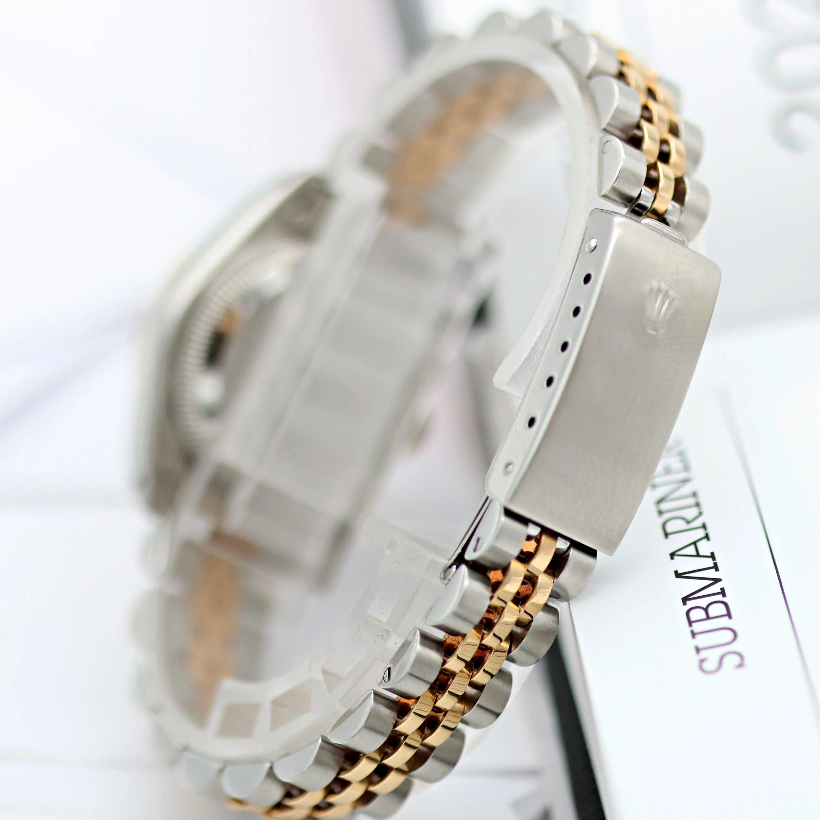 Rolex Datejust Lady ref. 69173 Steel/Gold - Houndstooth Dial - Jubilee - Full Set - Image 18