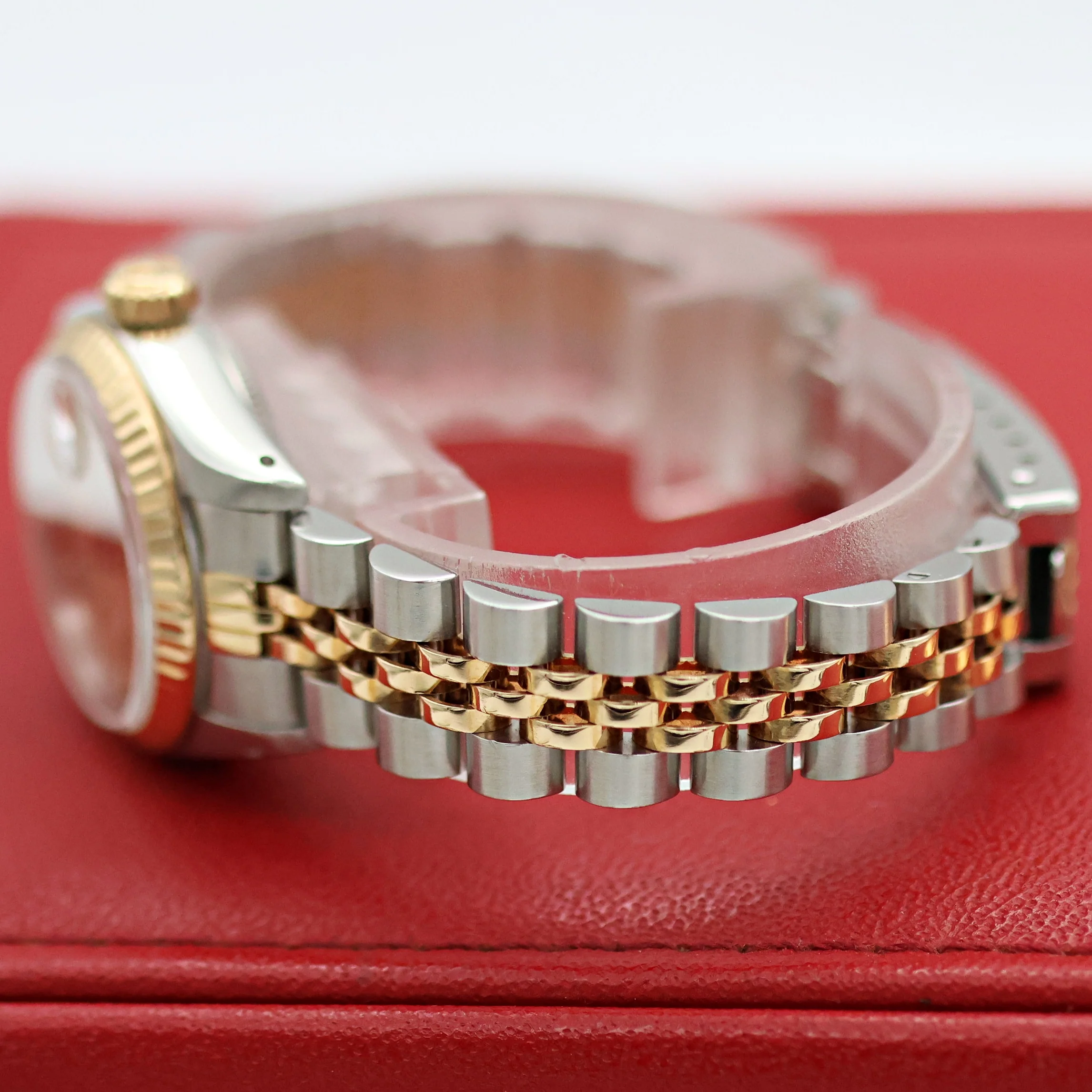 Rolex Datejust Lady ref. 69173 Steel/Gold - Houndstooth Dial - Jubilee - Full Set - Image 20