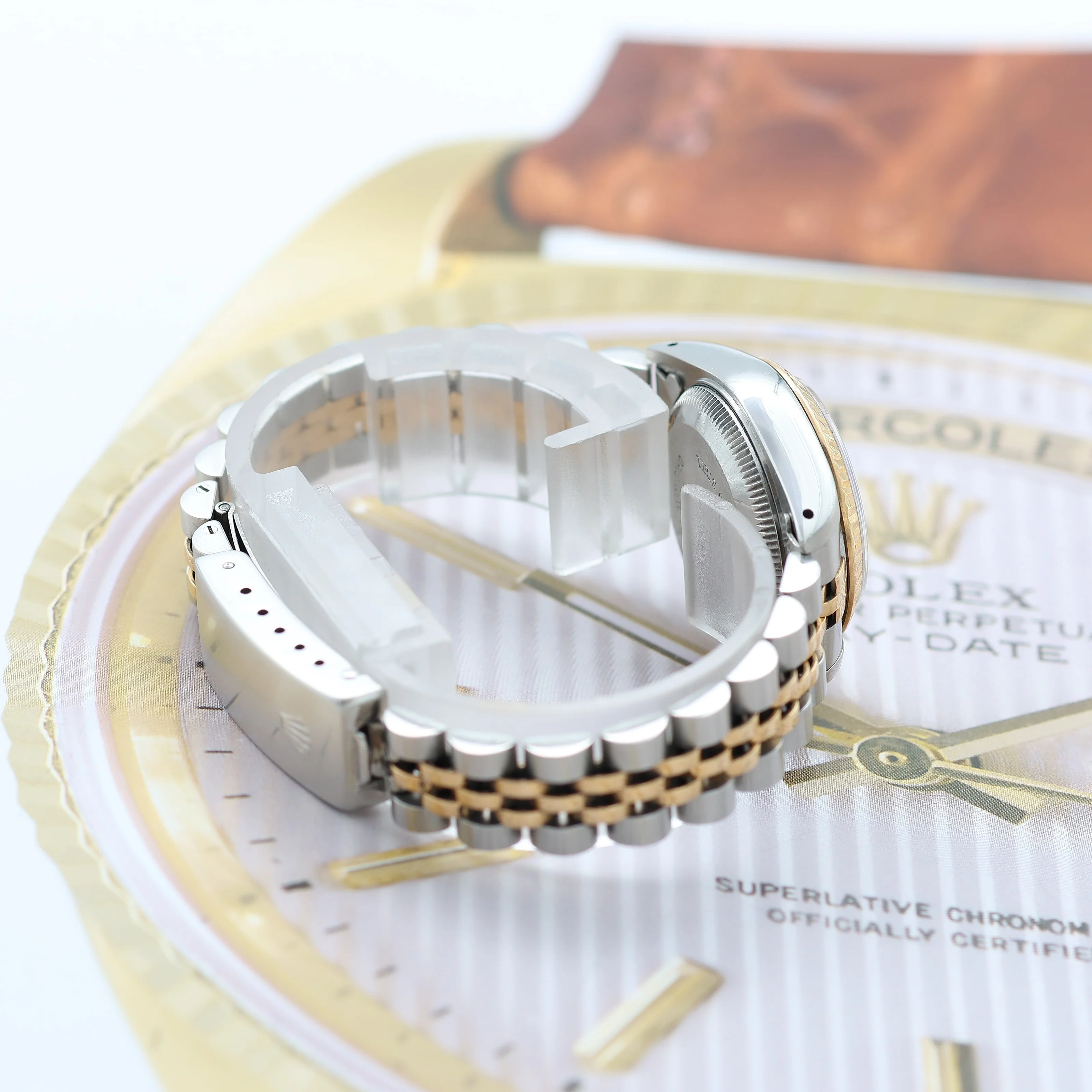 Rolex Datejust Lady ref. 69173 Steel/Gold - Jubilee Bracelet - Silver Dial with Golden Indexes - Full Set - Image 11