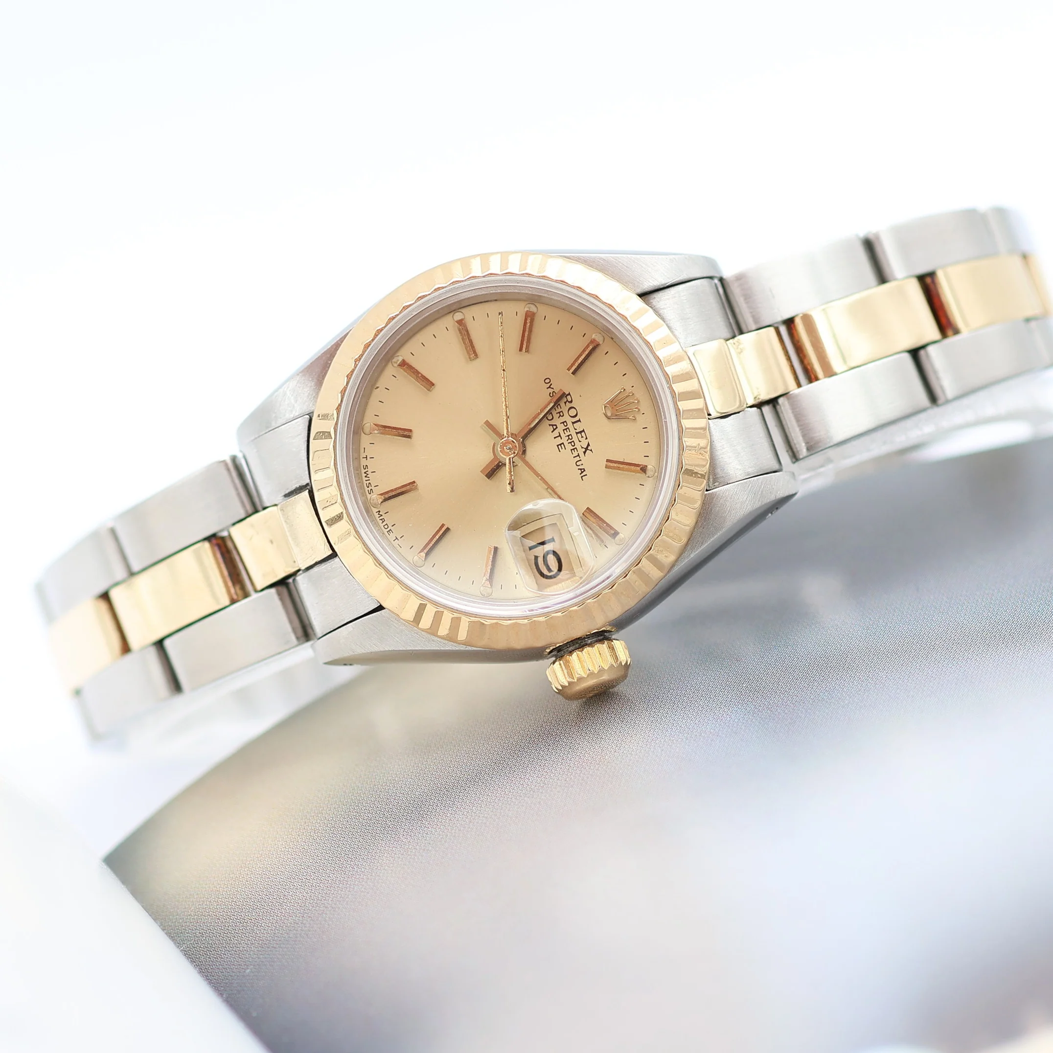 ON SALE: Rolex Datejust Lady ref. 69173 Steel/Gold - Oyster Bracelet - Champagne Dial - Image 11