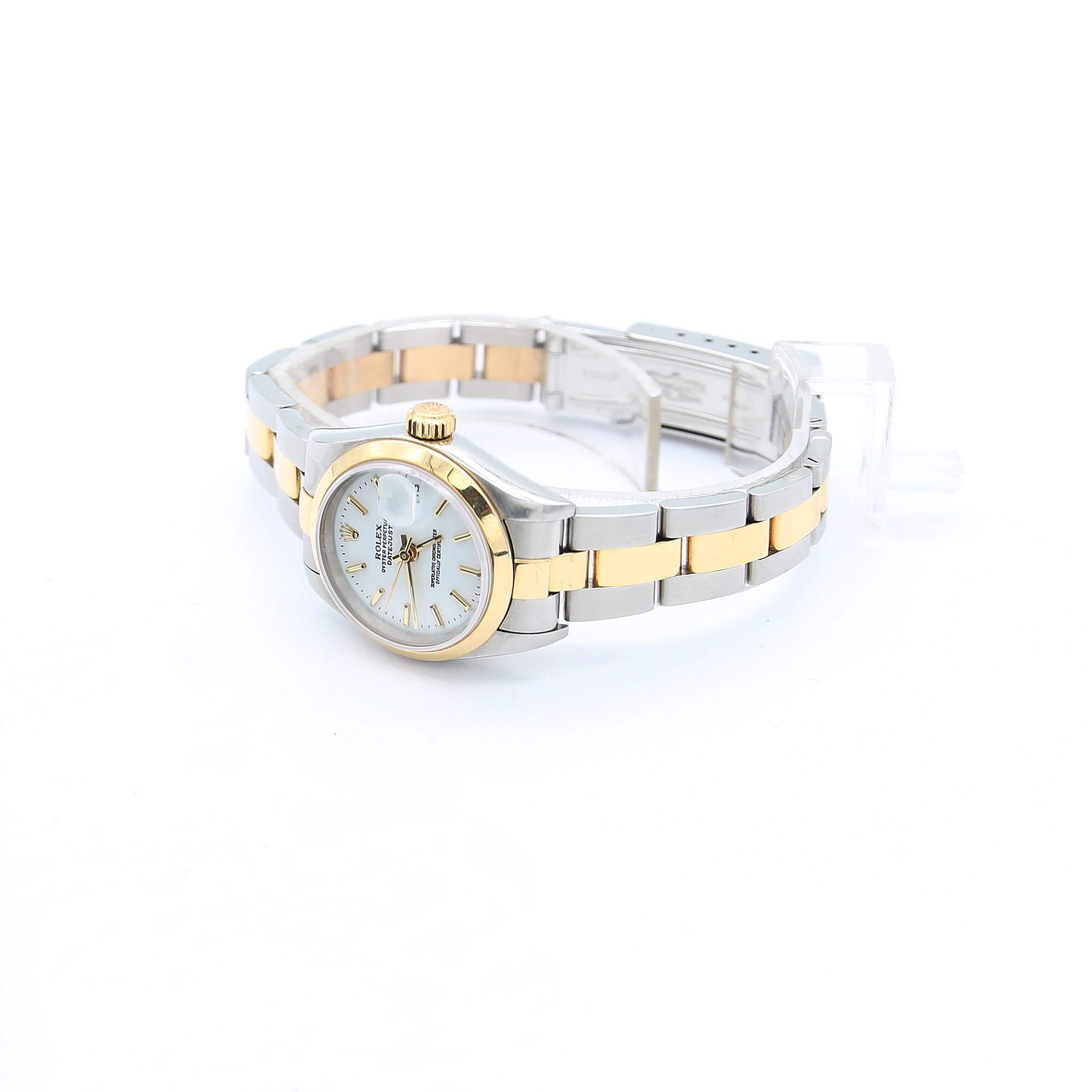Rolex Datejust Lady ref. 79163 Steel/Gold - Oyster Bracelet - White Dial - Full Set - Image 4