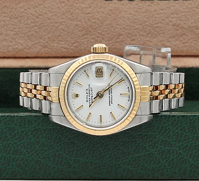 Rolex Datejust Lady ref. 79173 Steel/Gold - Jubilee Bracelet - White Dial - Image 3