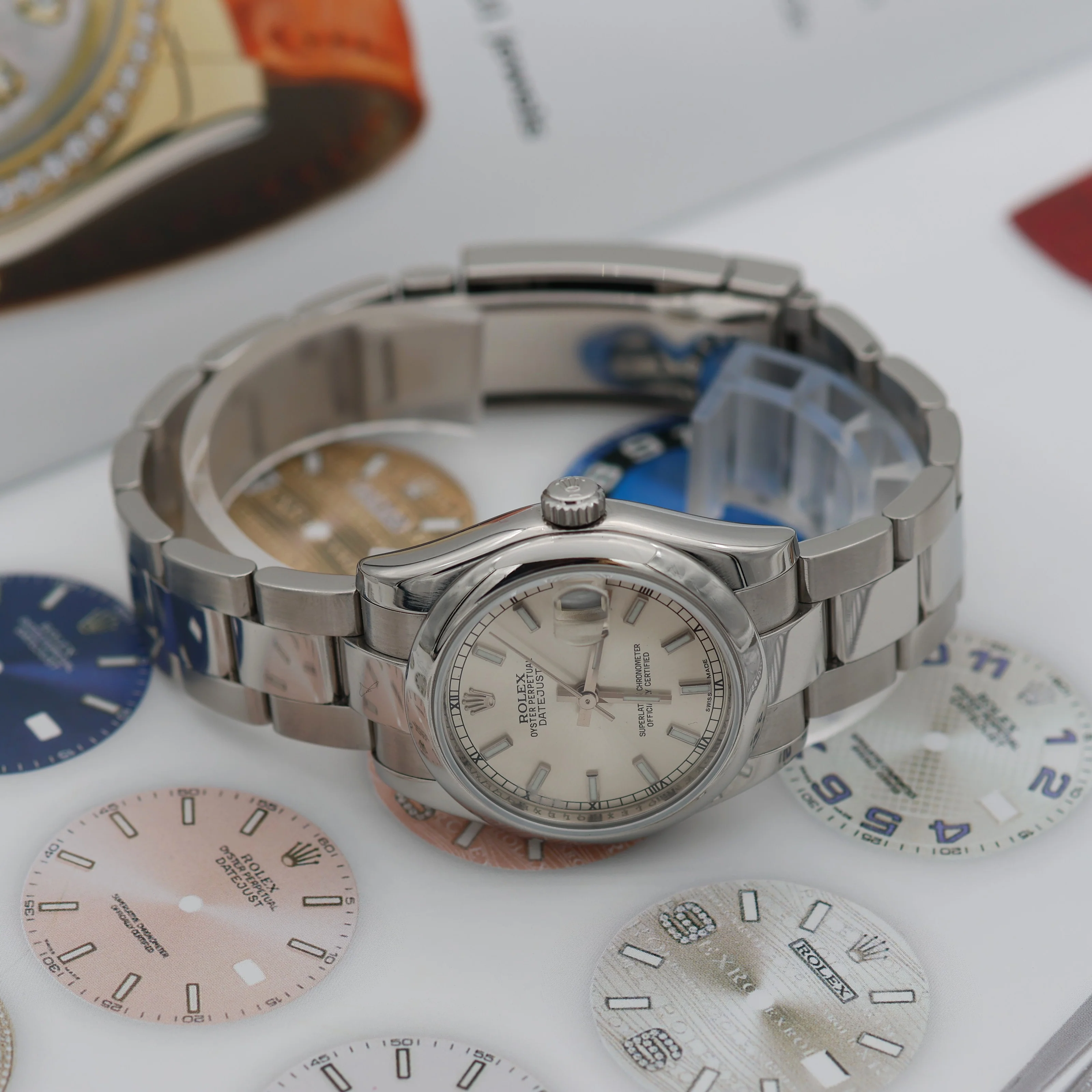 Rolex Datejust Mid-size ref. 178240 - Silver Dial - Full Set - Image 5