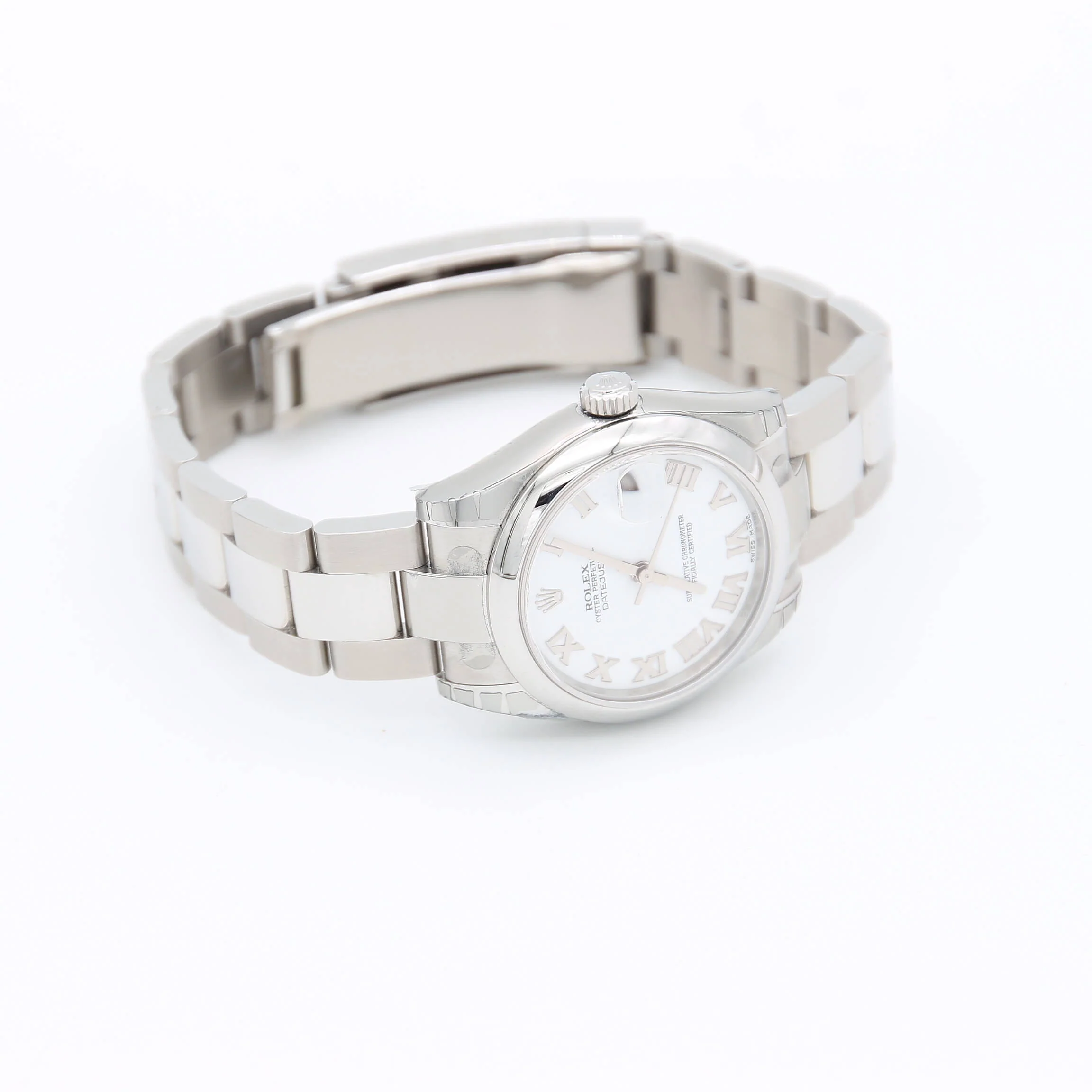 Rolex Datejust Mid-size ref. 178240 - White Roman Dial - Full Set - Image 4