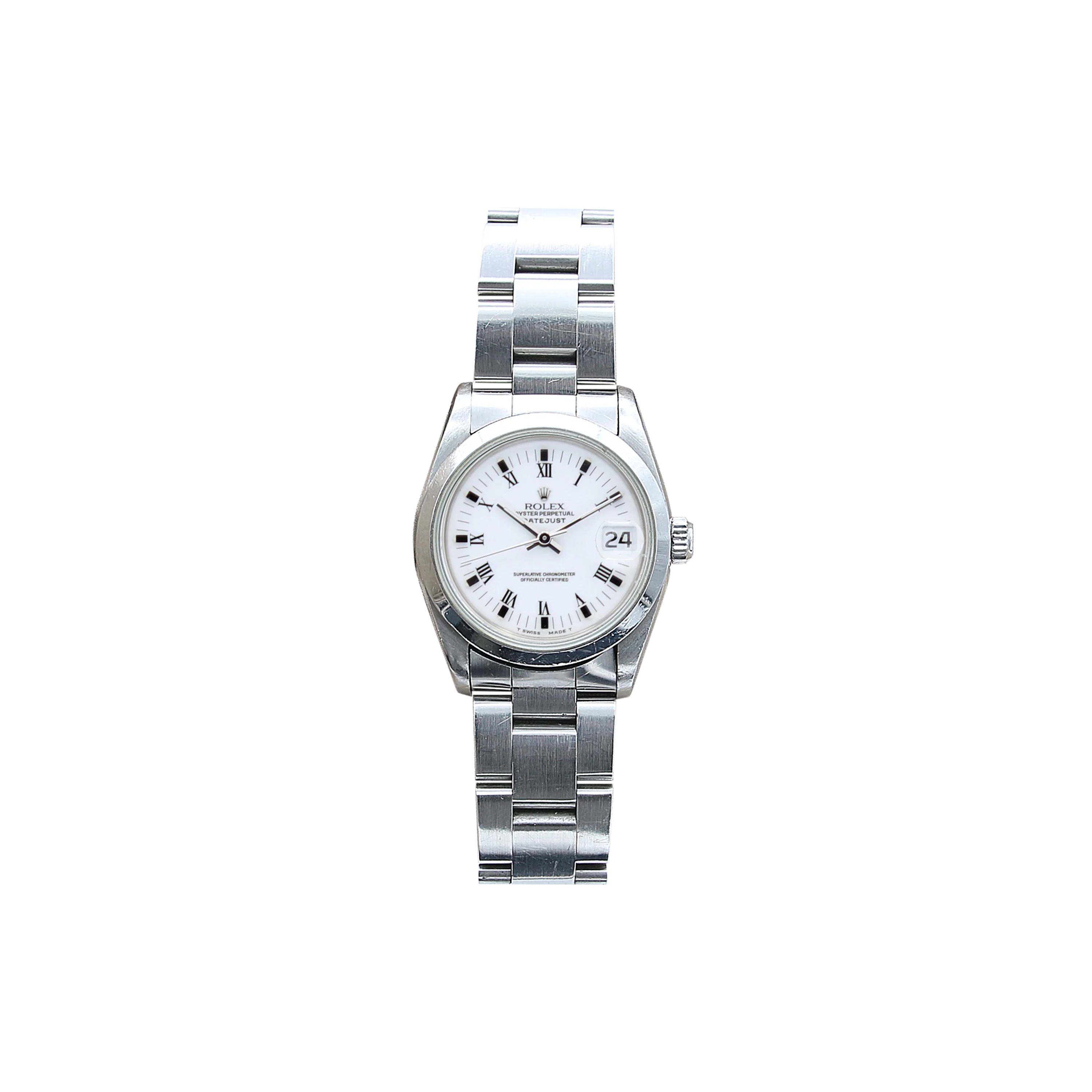 Rolex Datejust Midsize ref. 68240 White Roman Small dial - Full Set