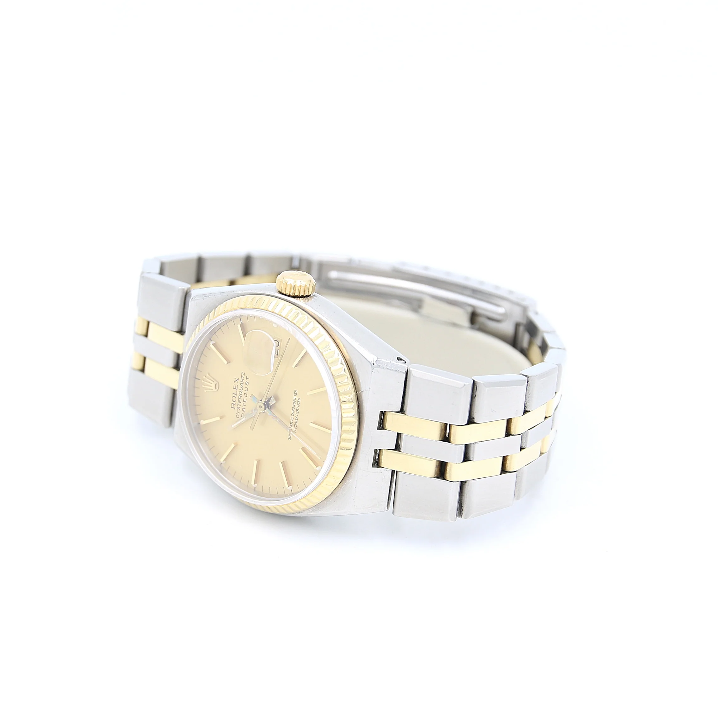 Rolex Datejust Oyster-Quartz ref.17013 Champagne Dial Oyster Bracelet - Image 3