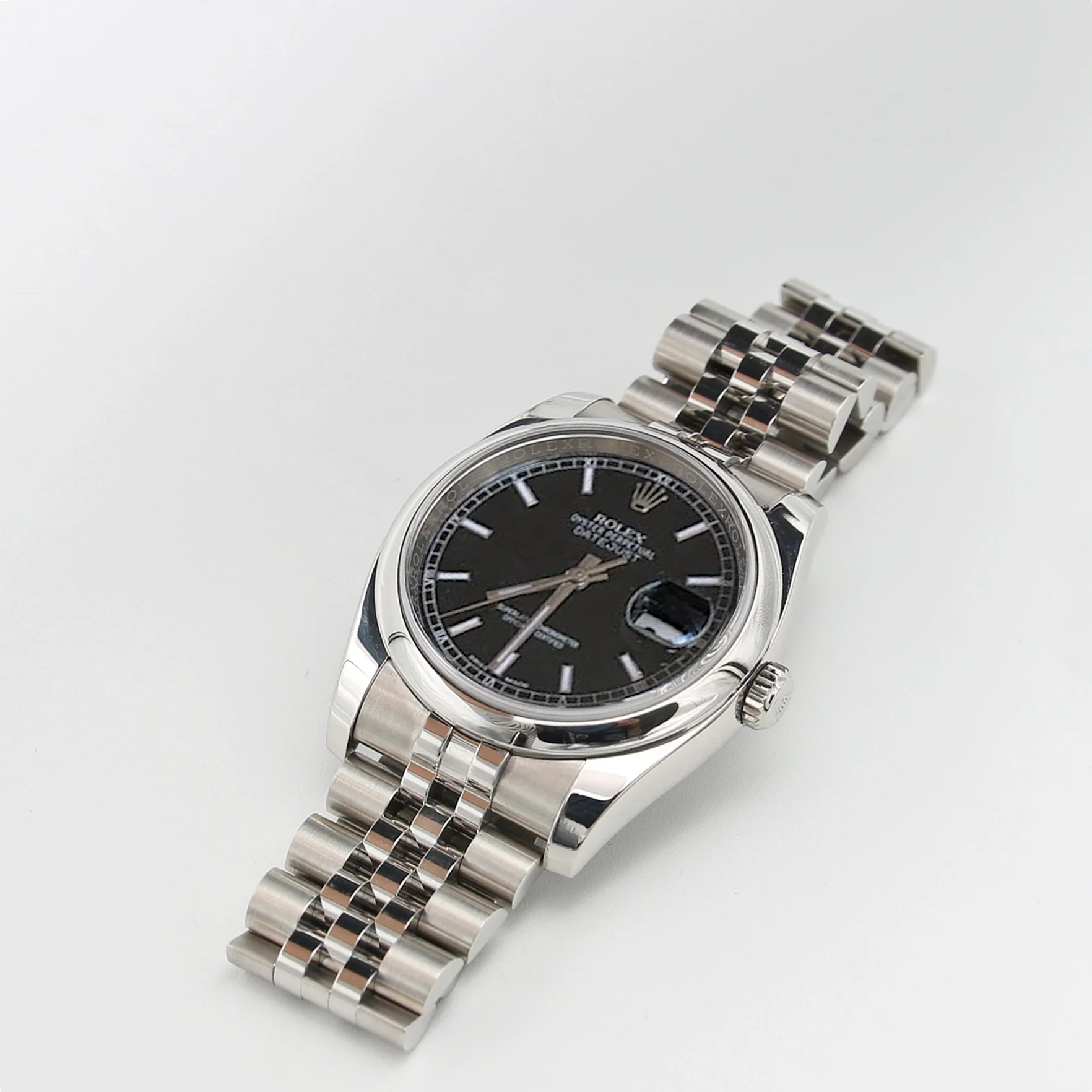 Rolex Datejust ref. 116200 Black Dial - Jubilee Bracelet - Full Set - Image 6