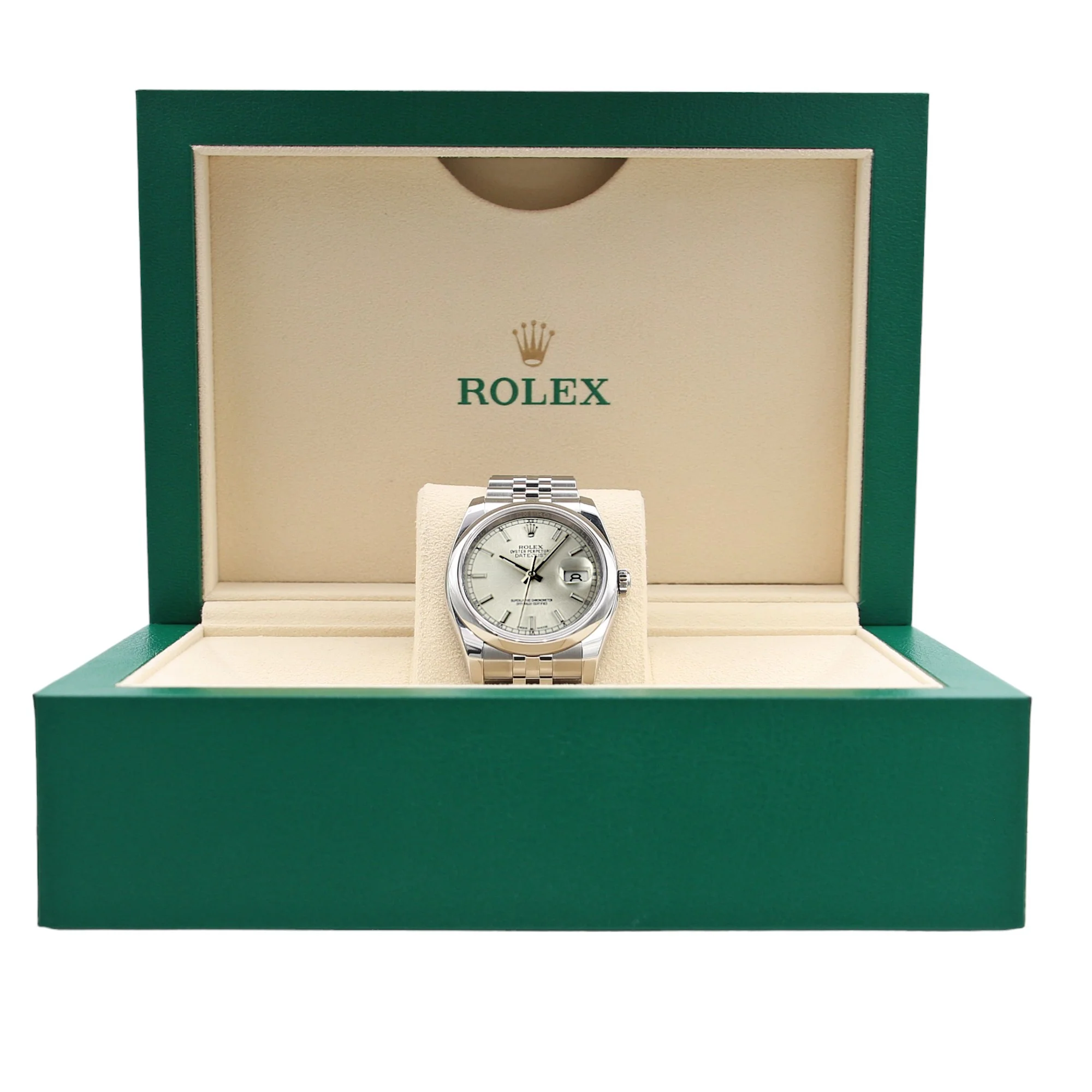 Rolex Datejust ref. 116200 SIlver Dial - Jubilee Bracelet - Full Set - Image 2